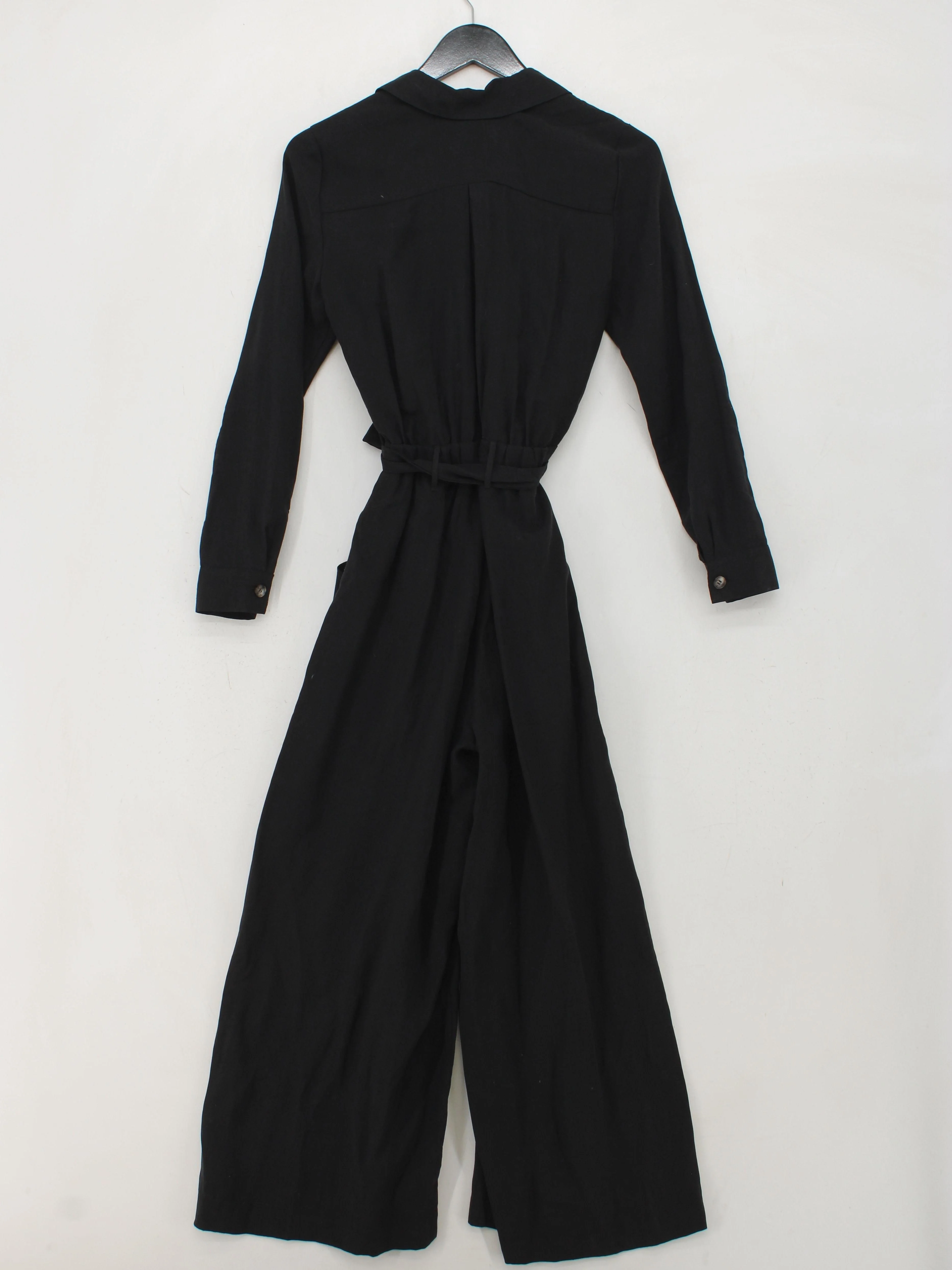 Oliver Bonas Women's Jumpsuit UK 6 Black Lyocell Modal with Polyester Jumpsuit - Image 2