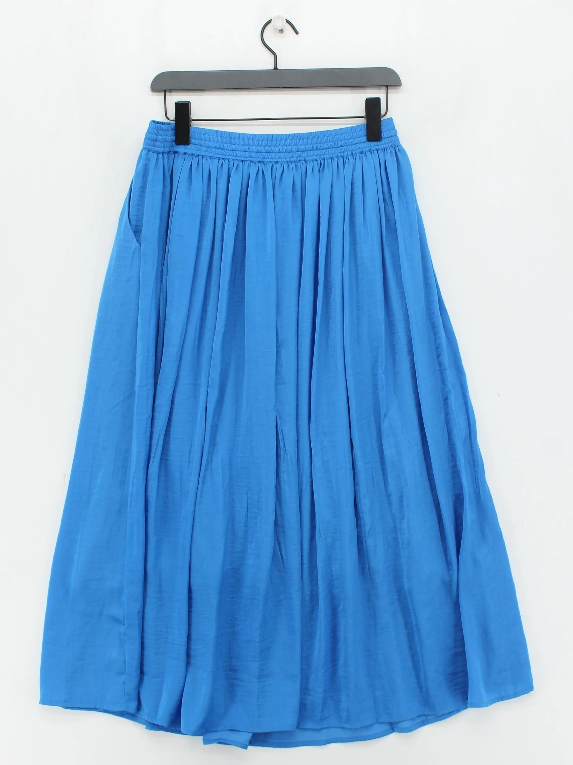 Oliver Bonas Women's Maxi Skirt UK 10 Blue 100% Polyester Long Maxi - Image 2