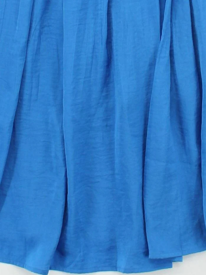 Oliver Bonas Women's Maxi Skirt UK 10 Blue 100% Polyester Long Maxi - Image 4