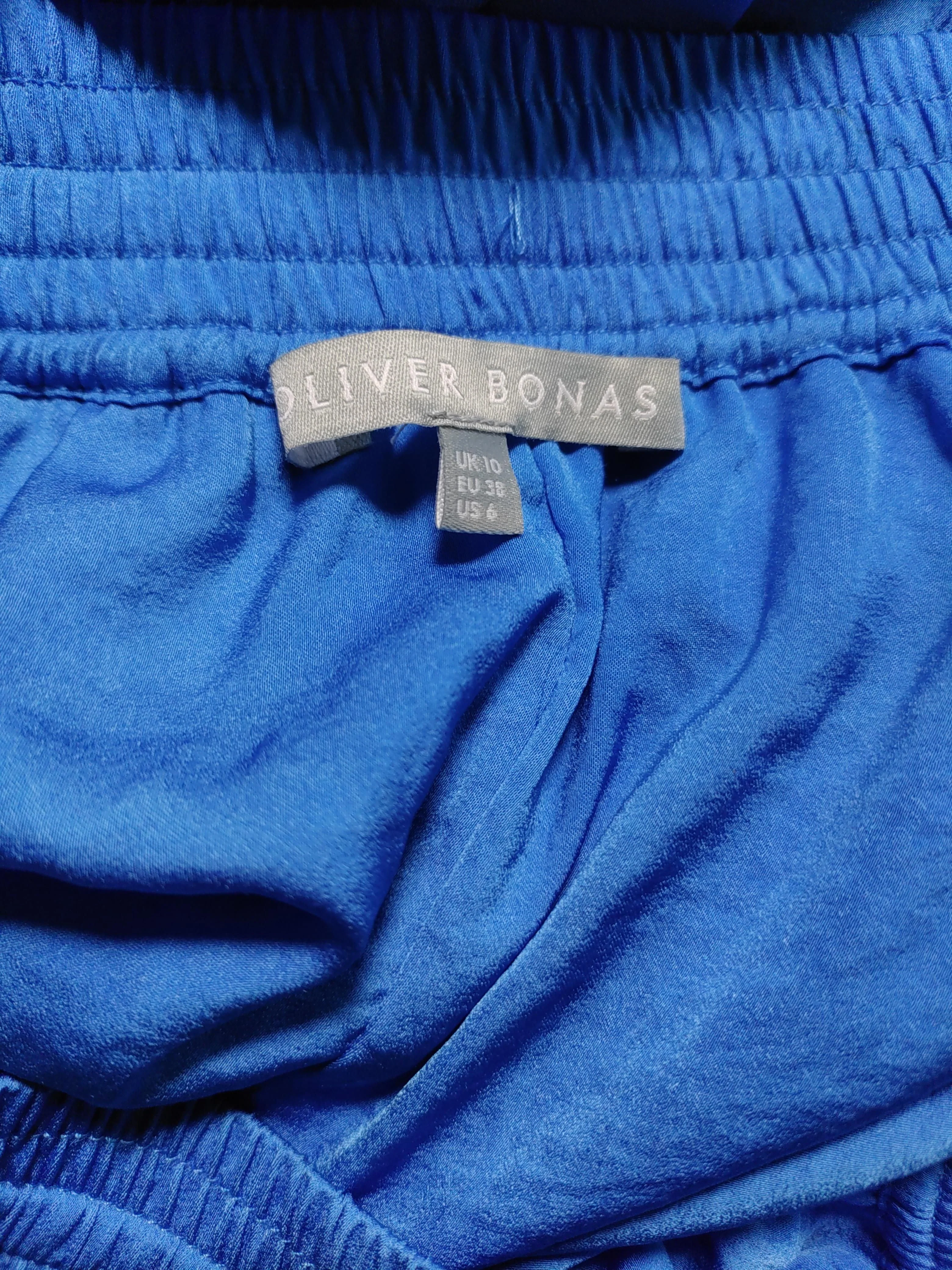 Oliver Bonas Women's Maxi Skirt UK 10 Blue 100% Polyester Long Maxi - Image 5