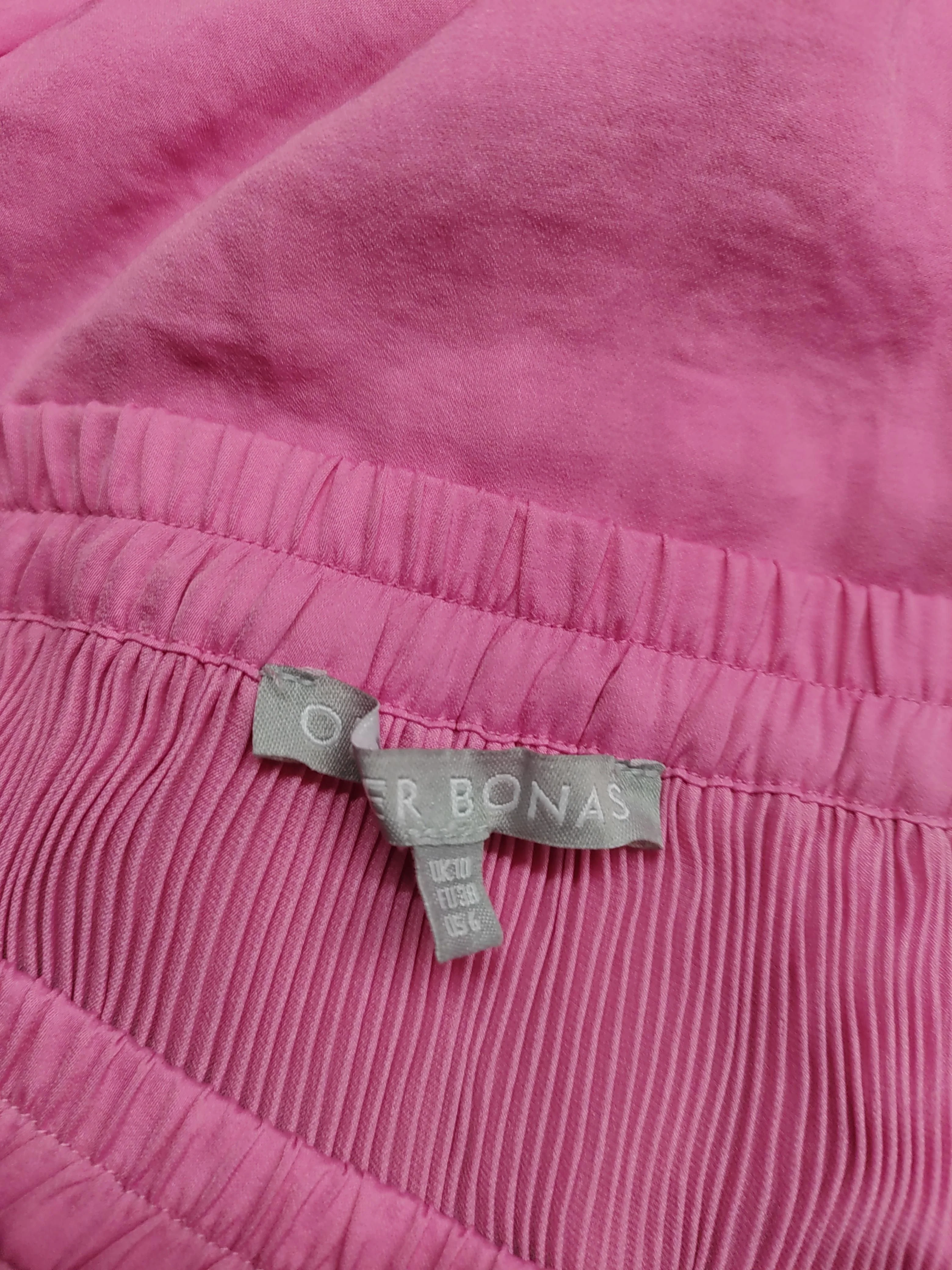 Oliver Bonas Women's Maxi Skirt UK 10 Pink 100% Polyester Long Maxi - Image 5