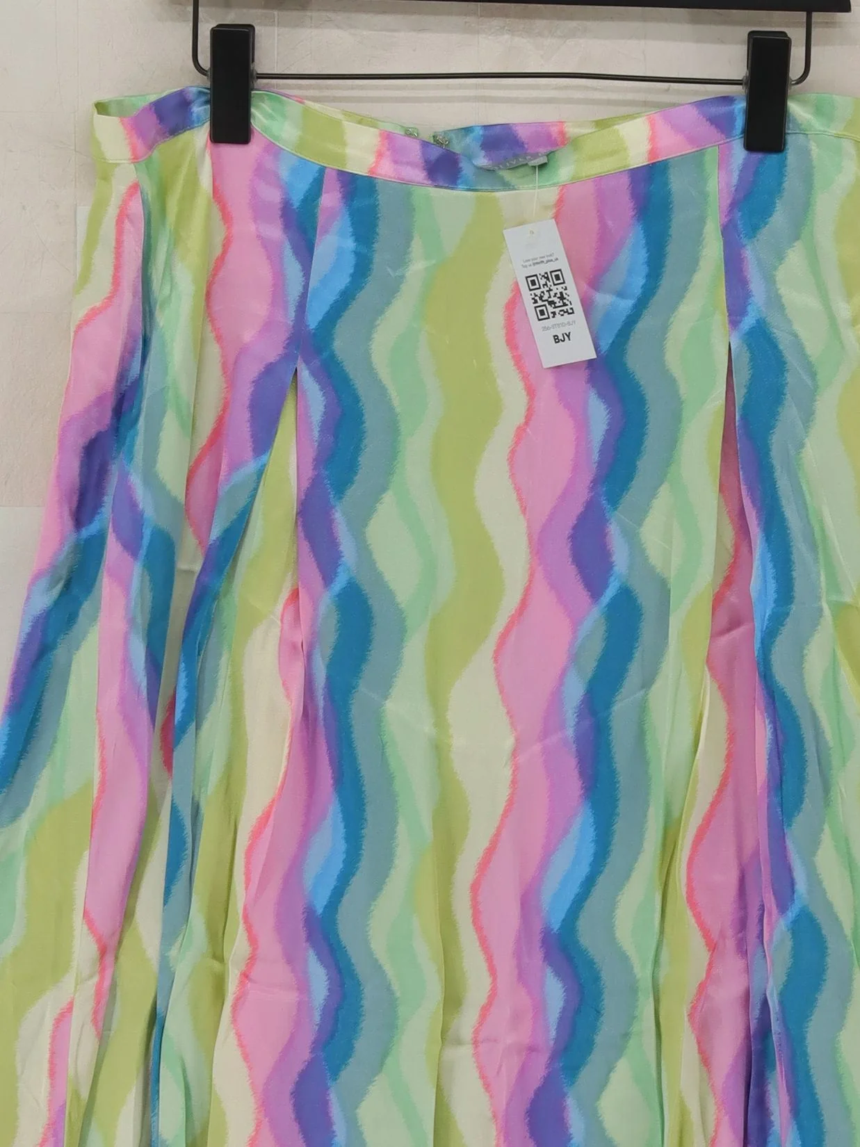Oliver Bonas Women's Midi Skirt L Multi 100% Viscose Midi A-Line - Image 3