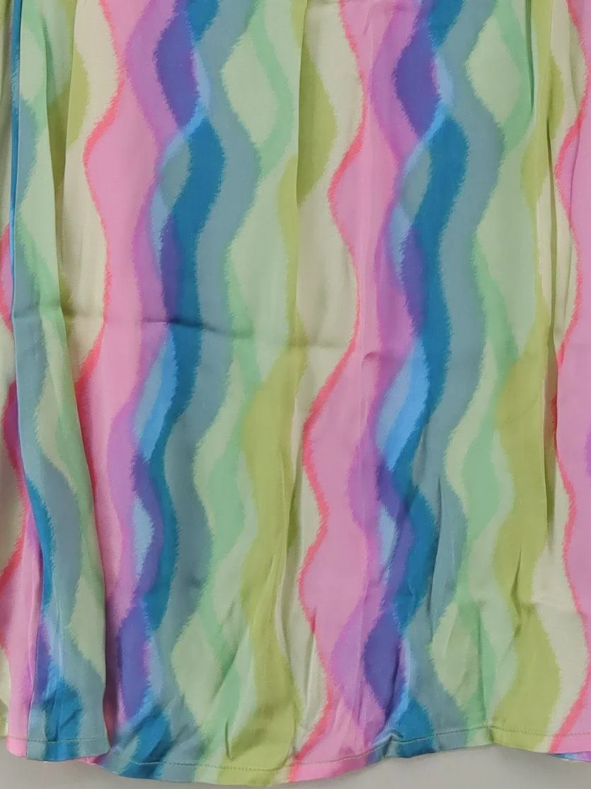 Oliver Bonas Women's Midi Skirt L Multi 100% Viscose Midi A-Line - Image 4