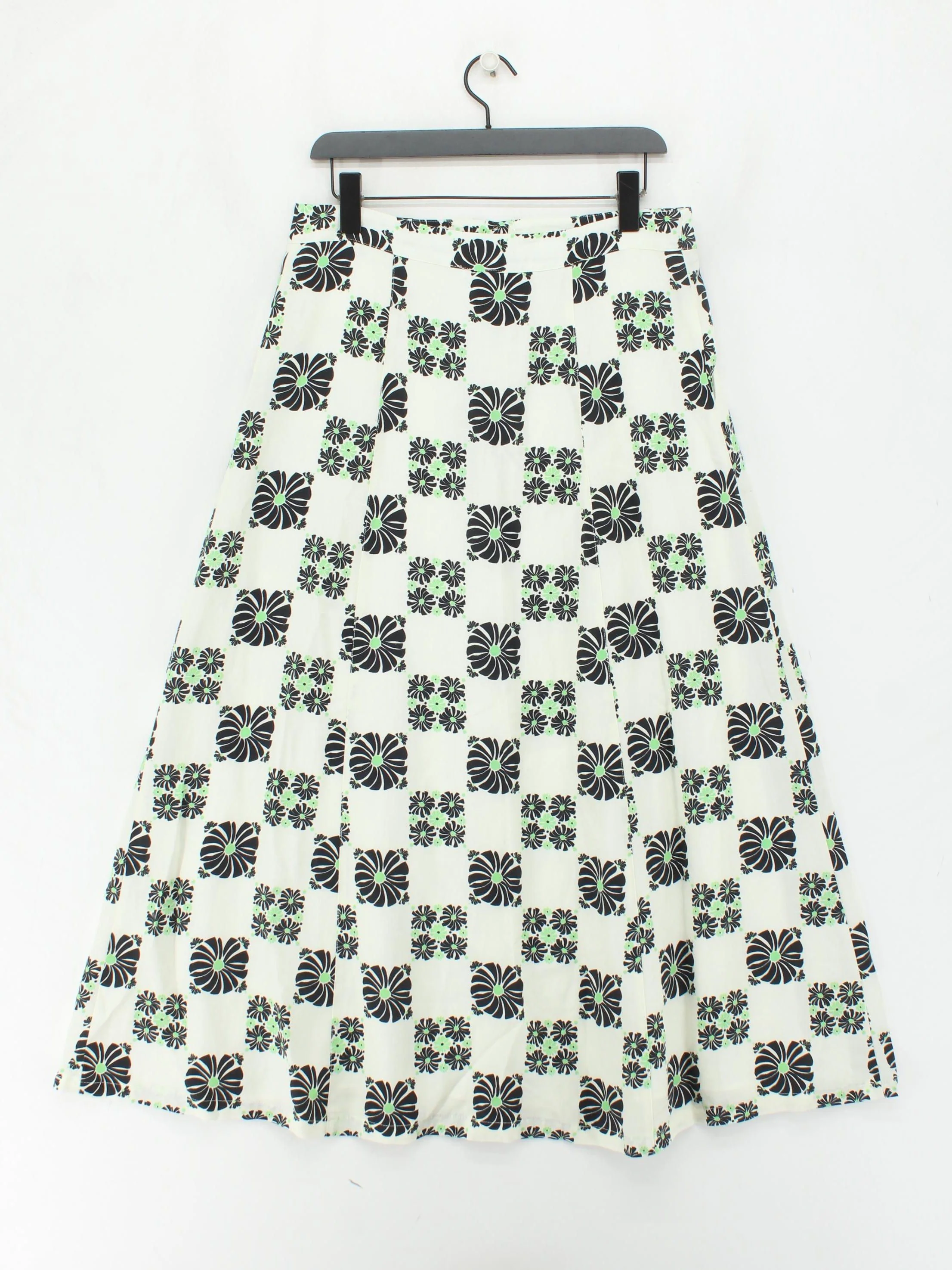 Oliver Bonas Women's Midi Skirt UK 10 White Lyocell Modal New with tags - Image 2
