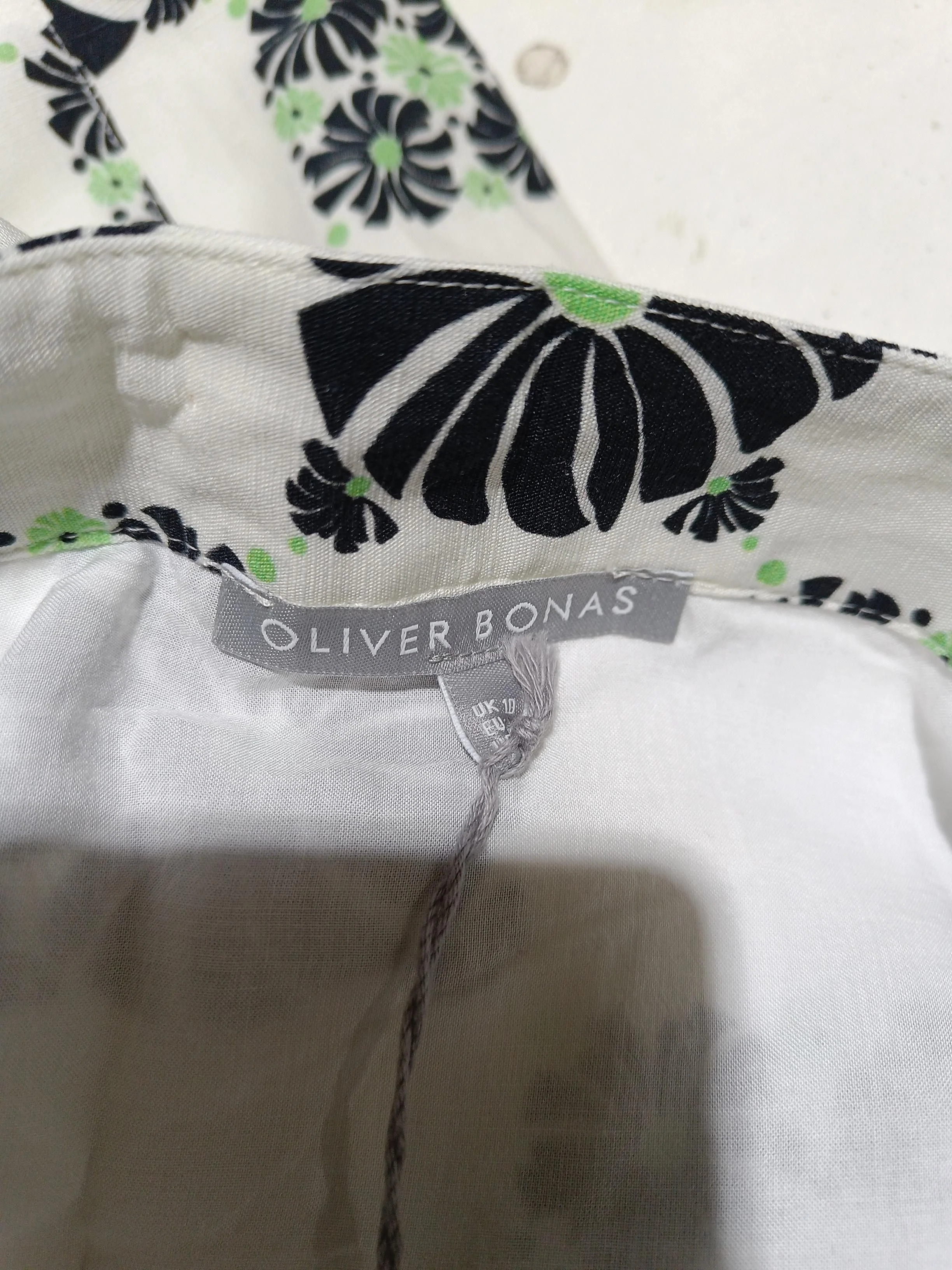 Oliver Bonas Women's Midi Skirt UK 10 White Lyocell Modal New with tags - Image 5