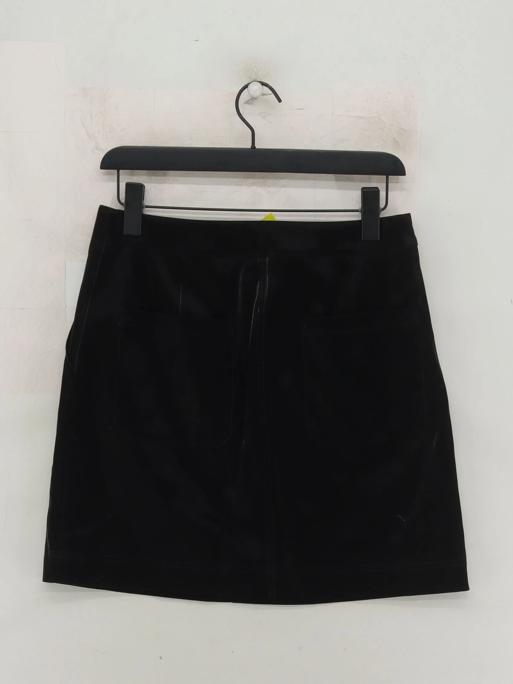 Oliver Bonas Women's Mini Skirt UK 10 Black Faux Leather - Image 2