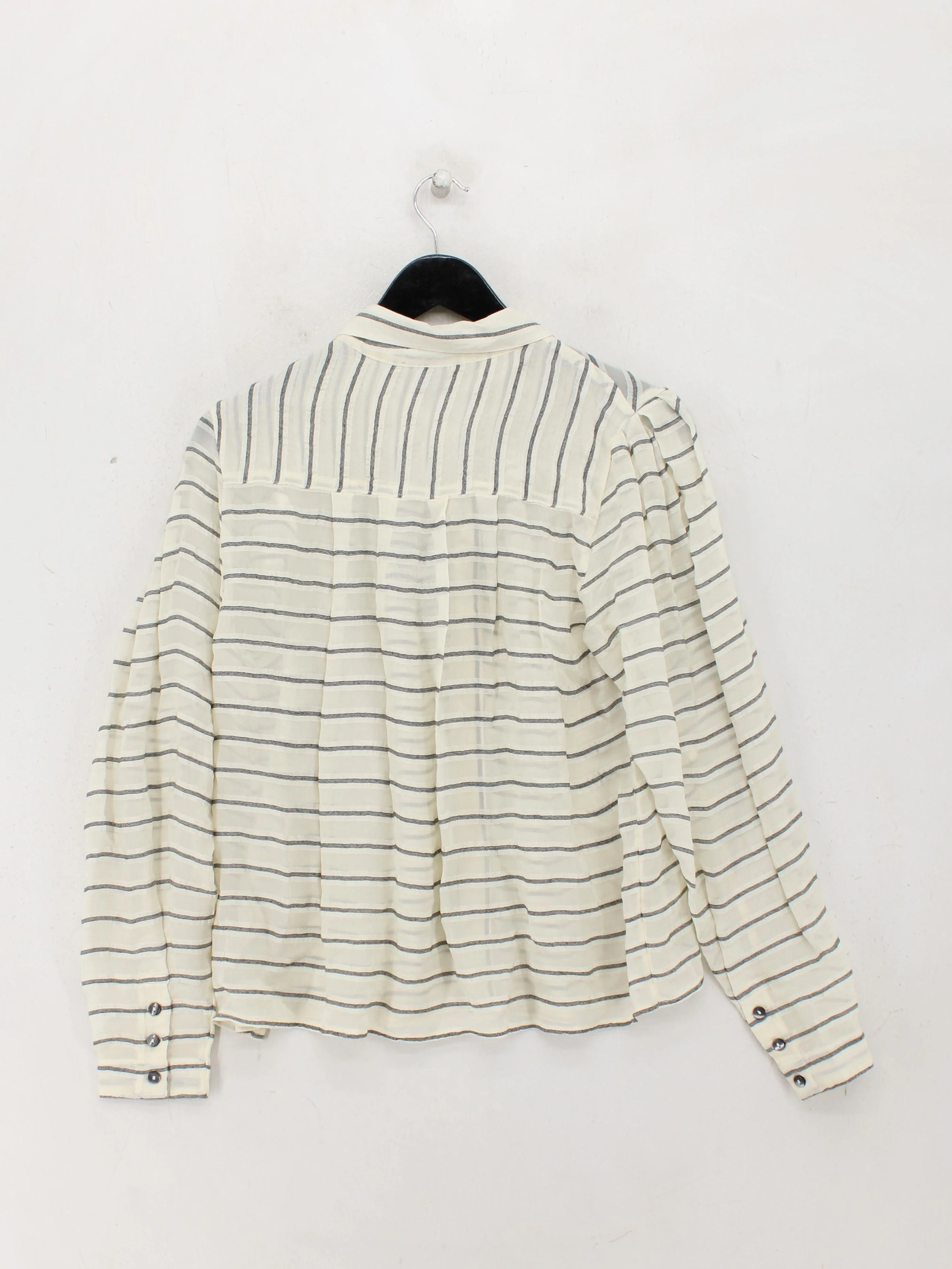 Oliver Bonas Women's Shirt UK 10 Cream Viscose New with tags - Image 2