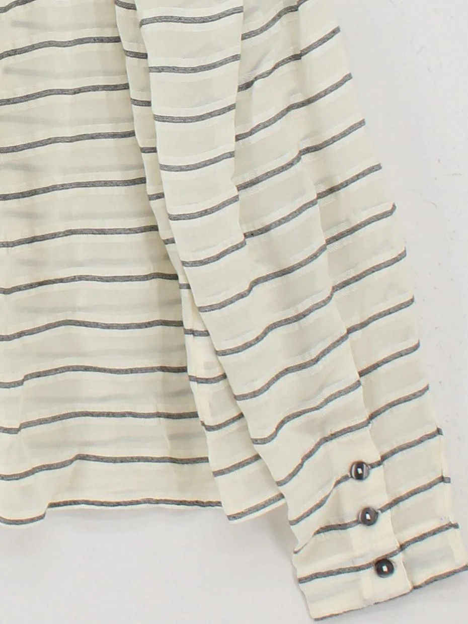 Oliver Bonas Women's Shirt UK 10 Cream Viscose New with tags - Image 4