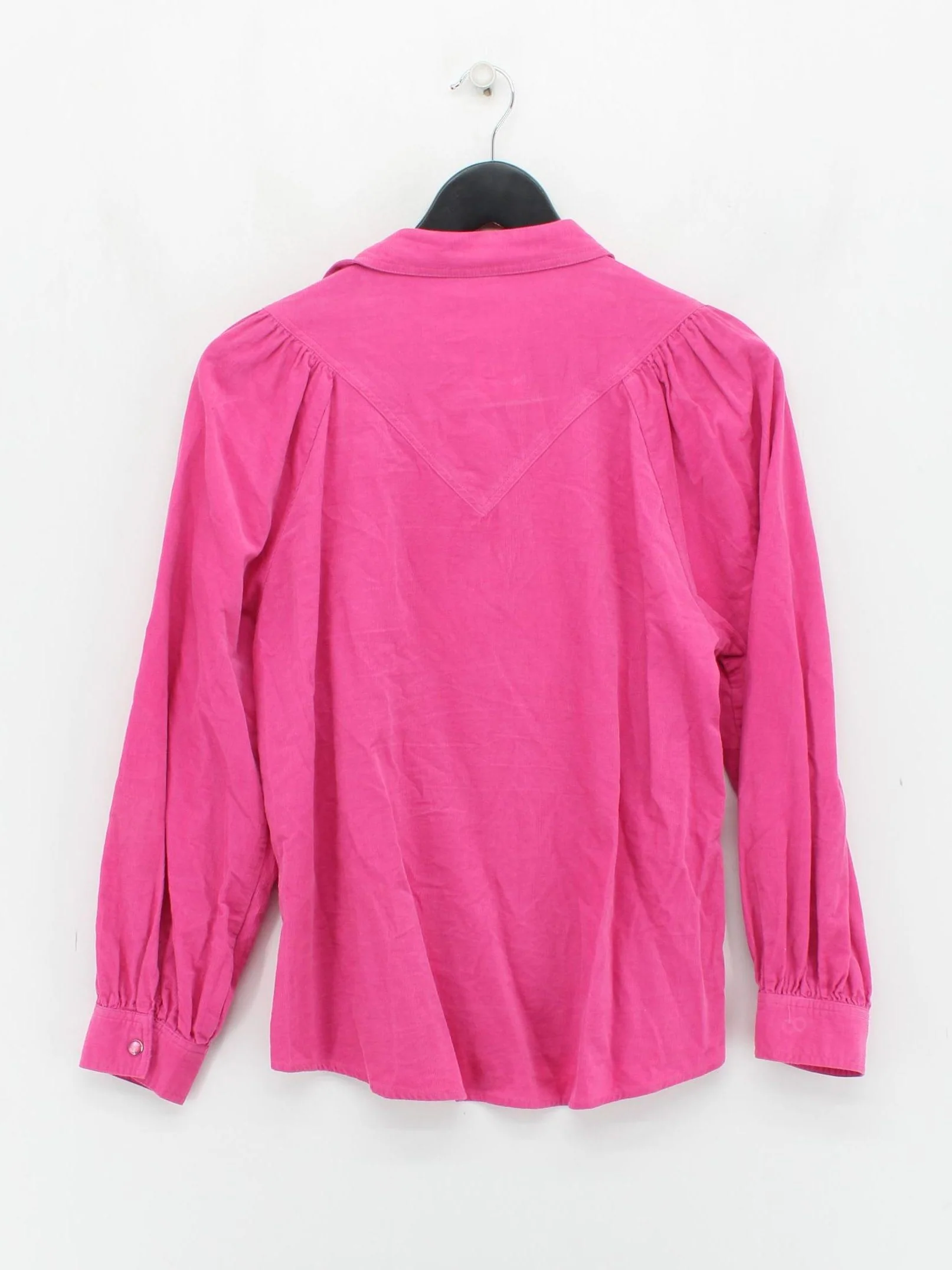 Oliver Bonas Women's Shirt UK 10 Pink 100% Cotton Long Sleeve Collared Basic - Image 2