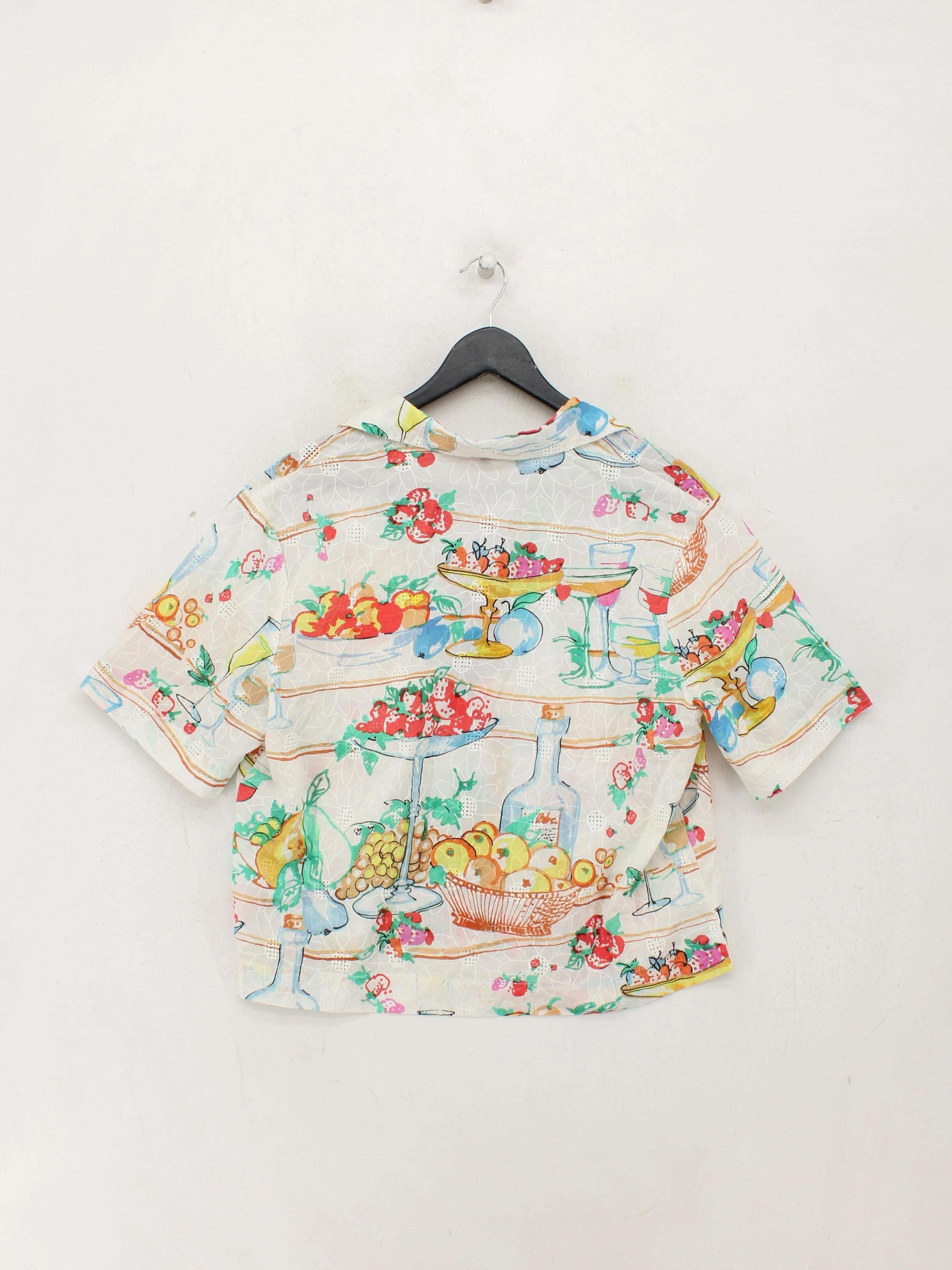 Oliver Bonas Women's Shirt UK 12 Multi 100% Cotton Basic New with tags - Image 2