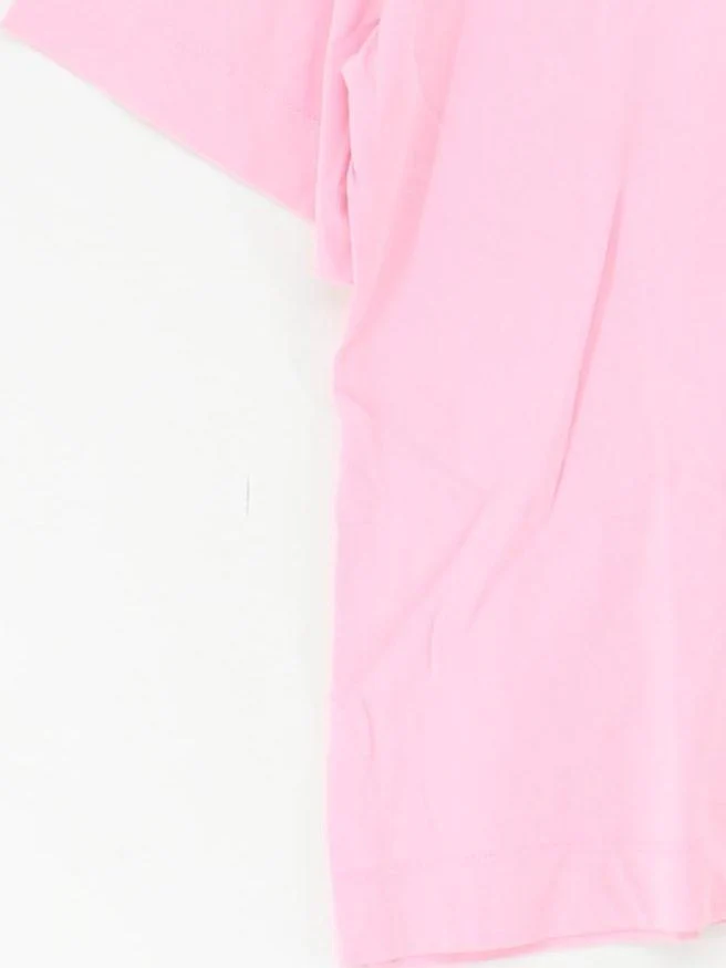 Oliver Bonas Women's T-Shirt UK 14 Pink Cotton with Elastane Basic - Image 4