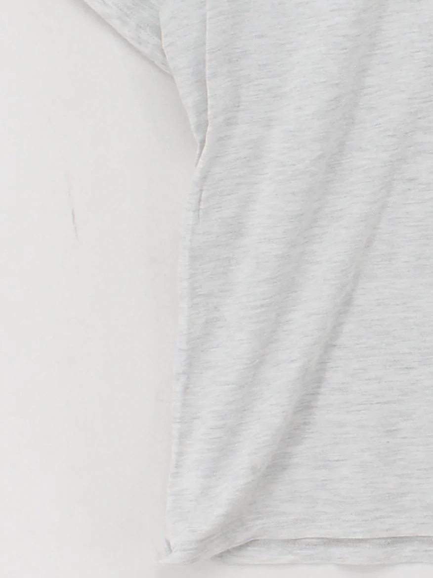 Oliver Bonas Women's T-Shirt UK 18 Grey Cotton with Polyester Basic - Image 4