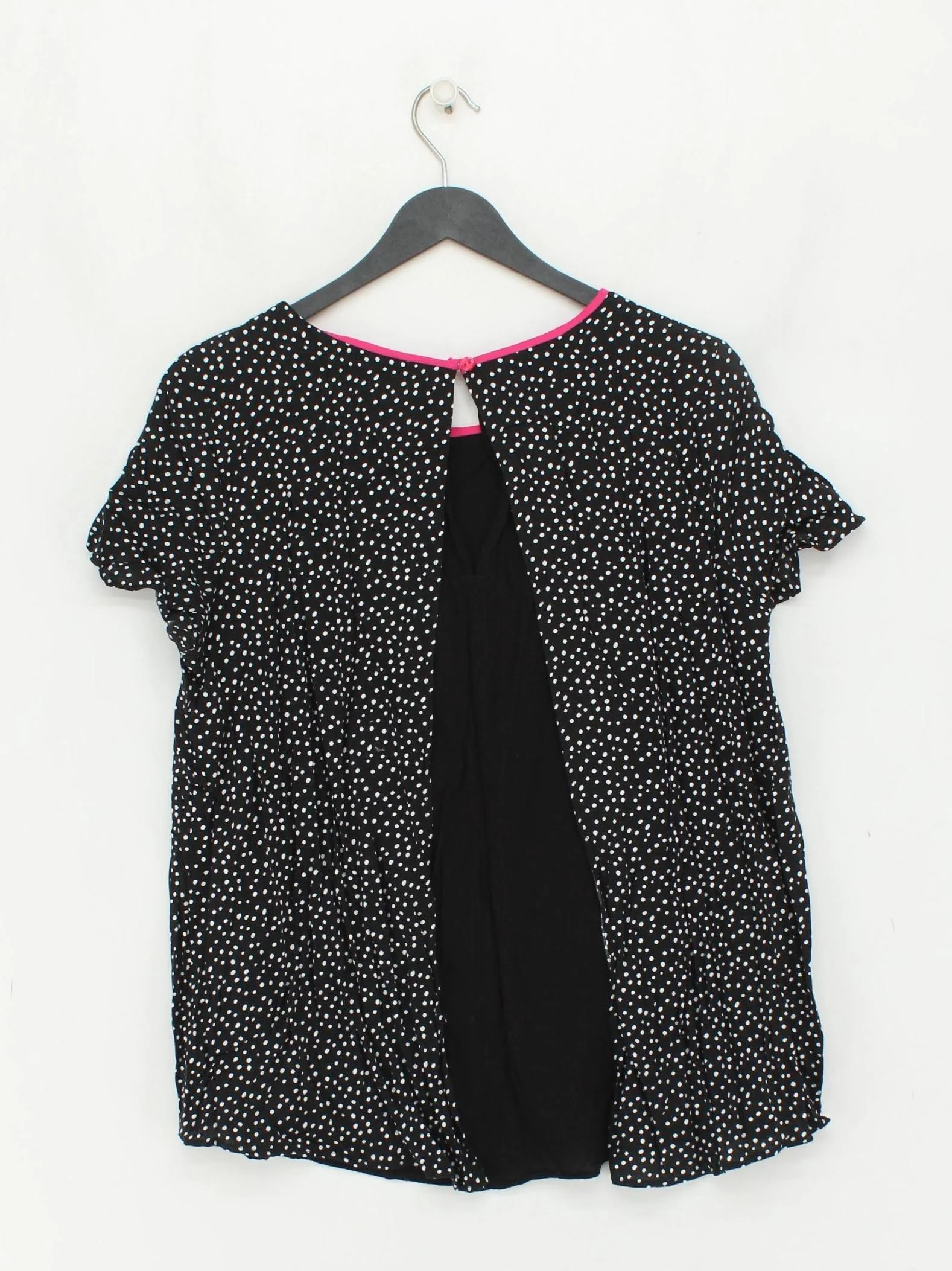 Oliver Bonas Women's Top M Black 100% Viscose Basic - Image 2