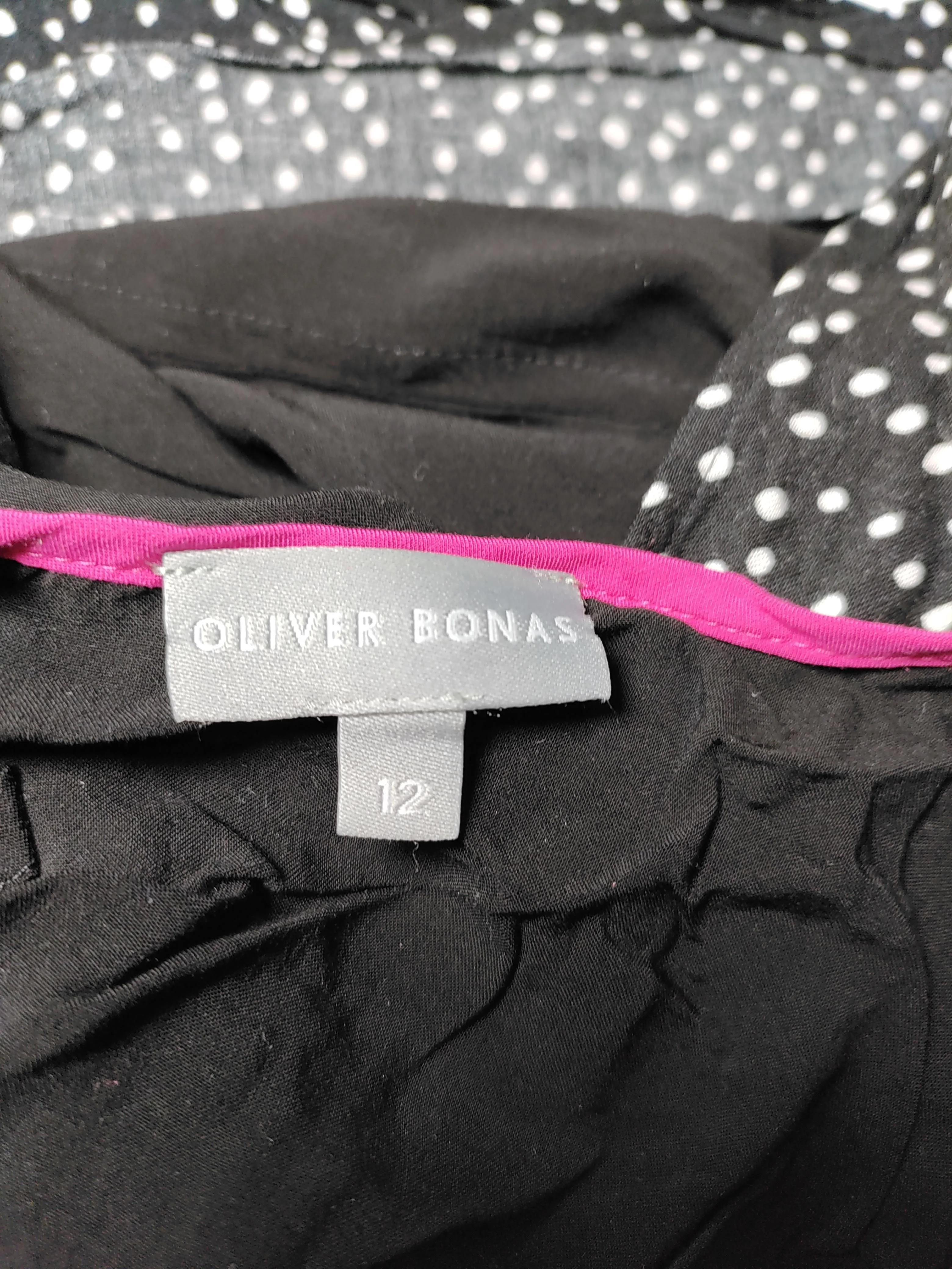 Oliver Bonas Women's Top M Black 100% Viscose Basic - Image 6