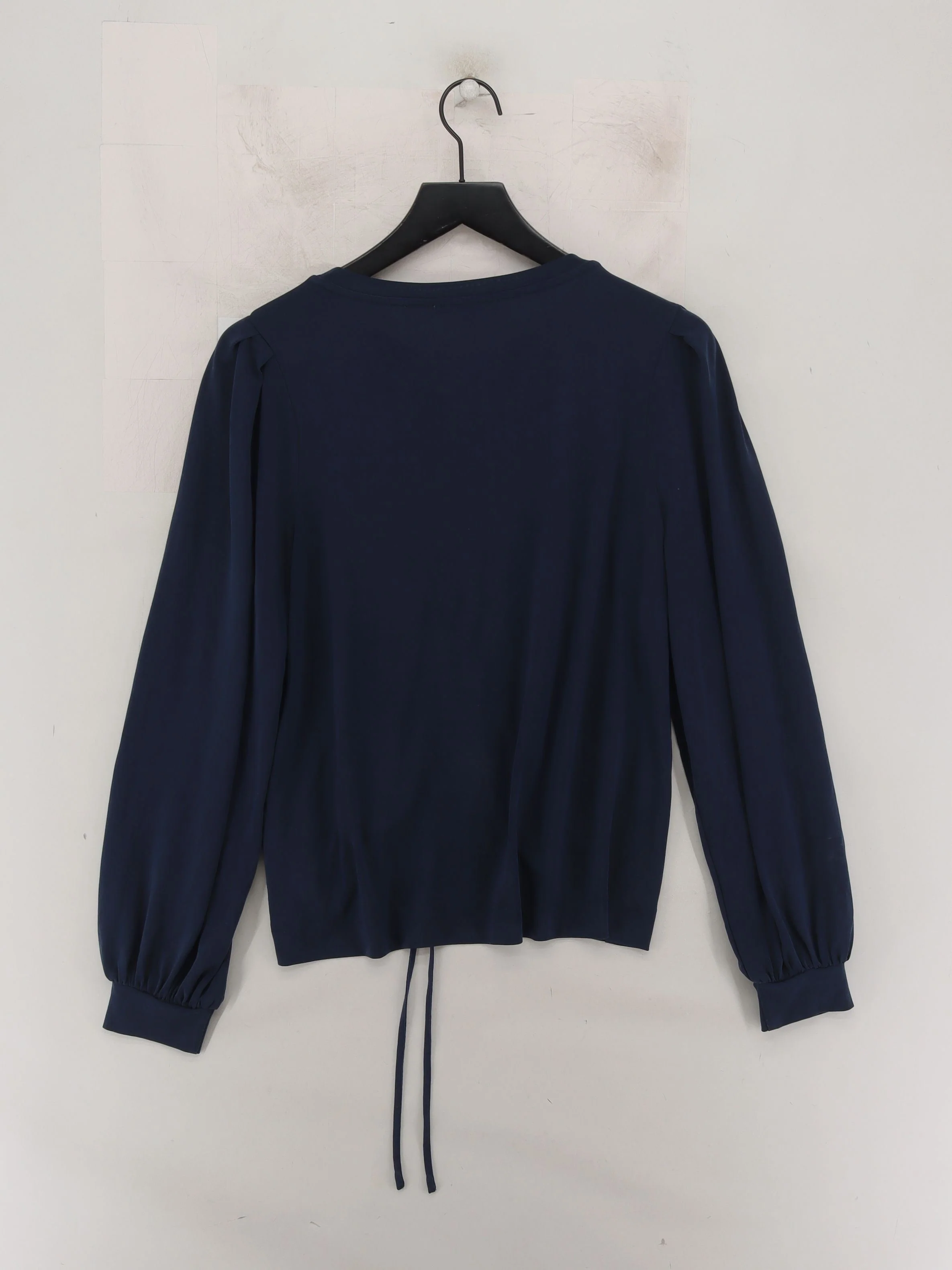Oliver Bonas Women's Top UK 12 Blue Viscose with Polyester Basic - Image 2