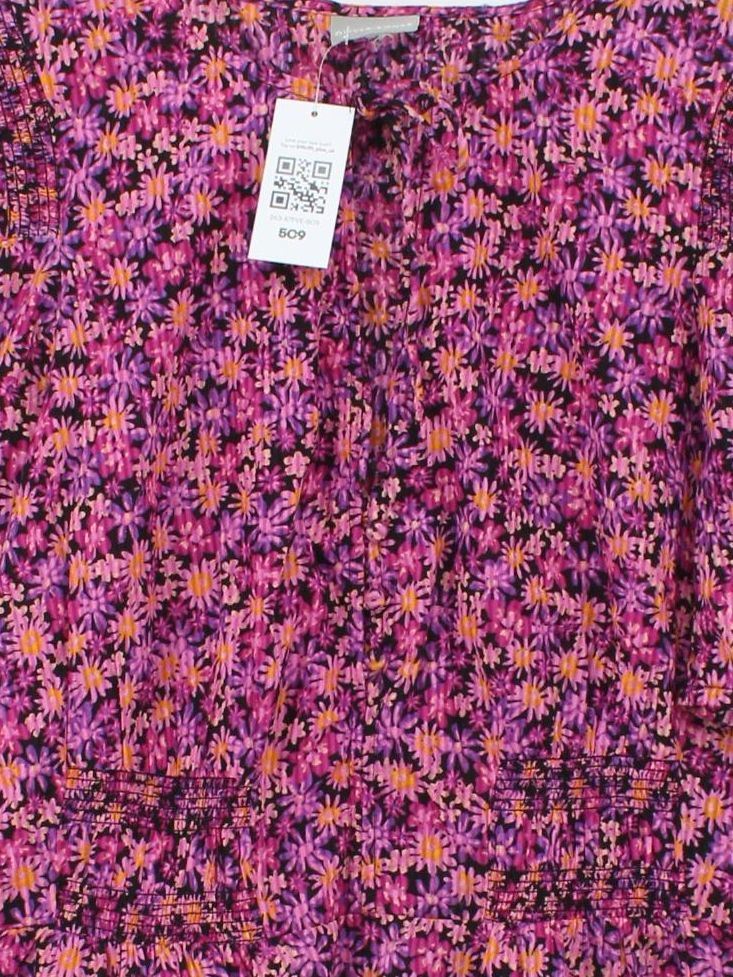 Oliver Bonas Women's Top UK 14 Multi 100% Cotton Basic - Image 3
