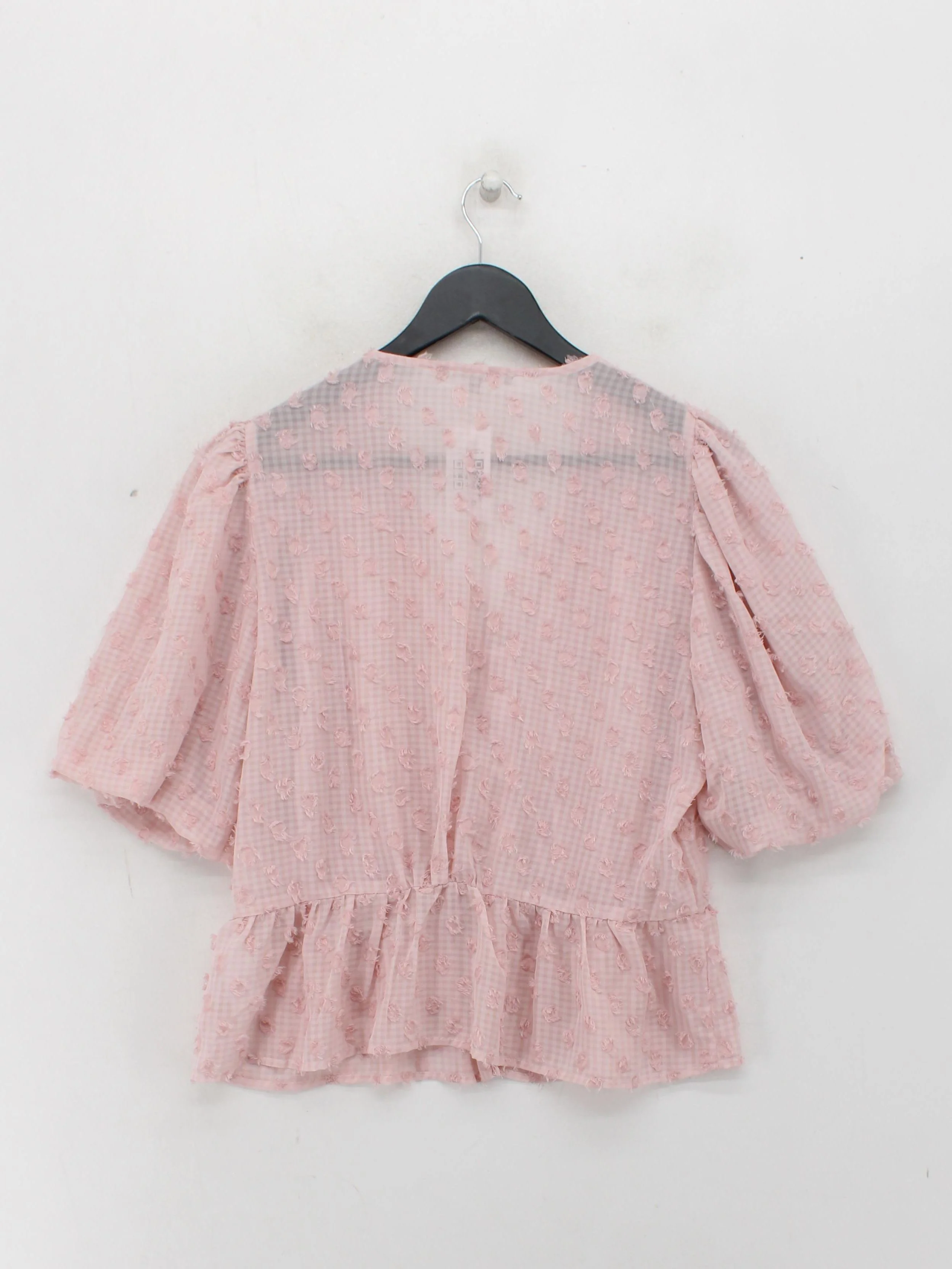 Oliver Bonas Women's Top UK 14 Pink 100% Polyester Basic - Image 2
