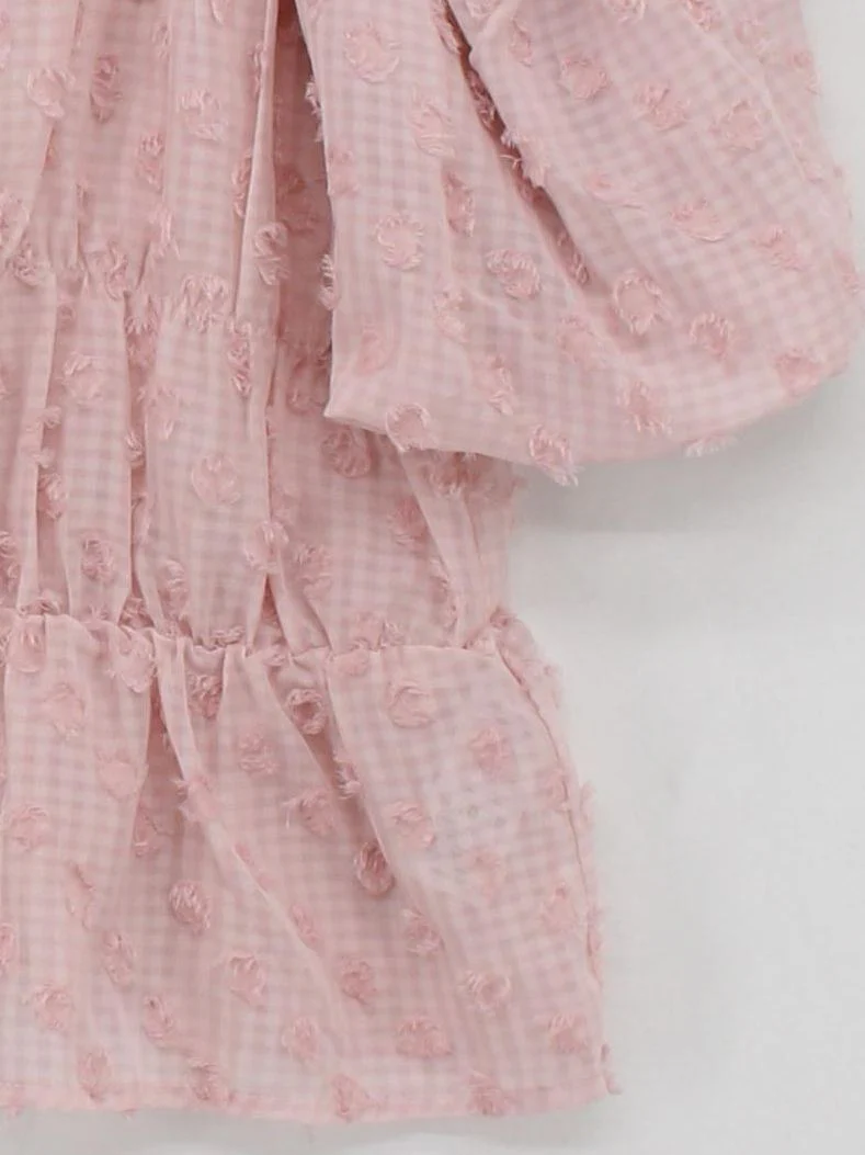 Oliver Bonas Women's Top UK 14 Pink 100% Polyester Basic - Image 4