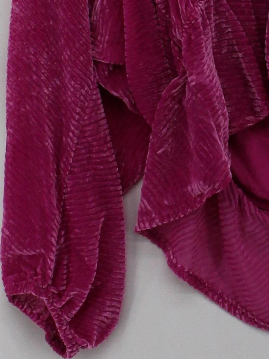 Oliver Bonas Women's Top UK 16 Pink Viscose with Polyamide Basic - Image 4