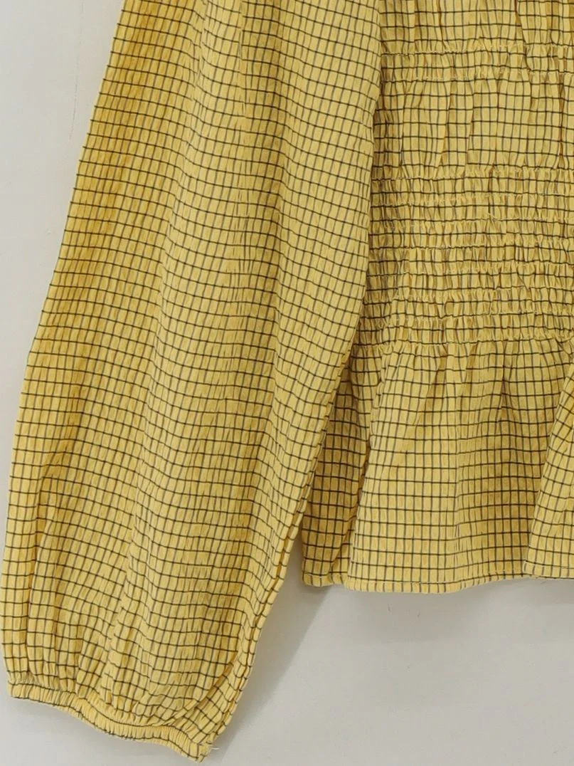 Oliver Bonas Women's Top UK 18 Yellow Cotton New with tags - Image 4
