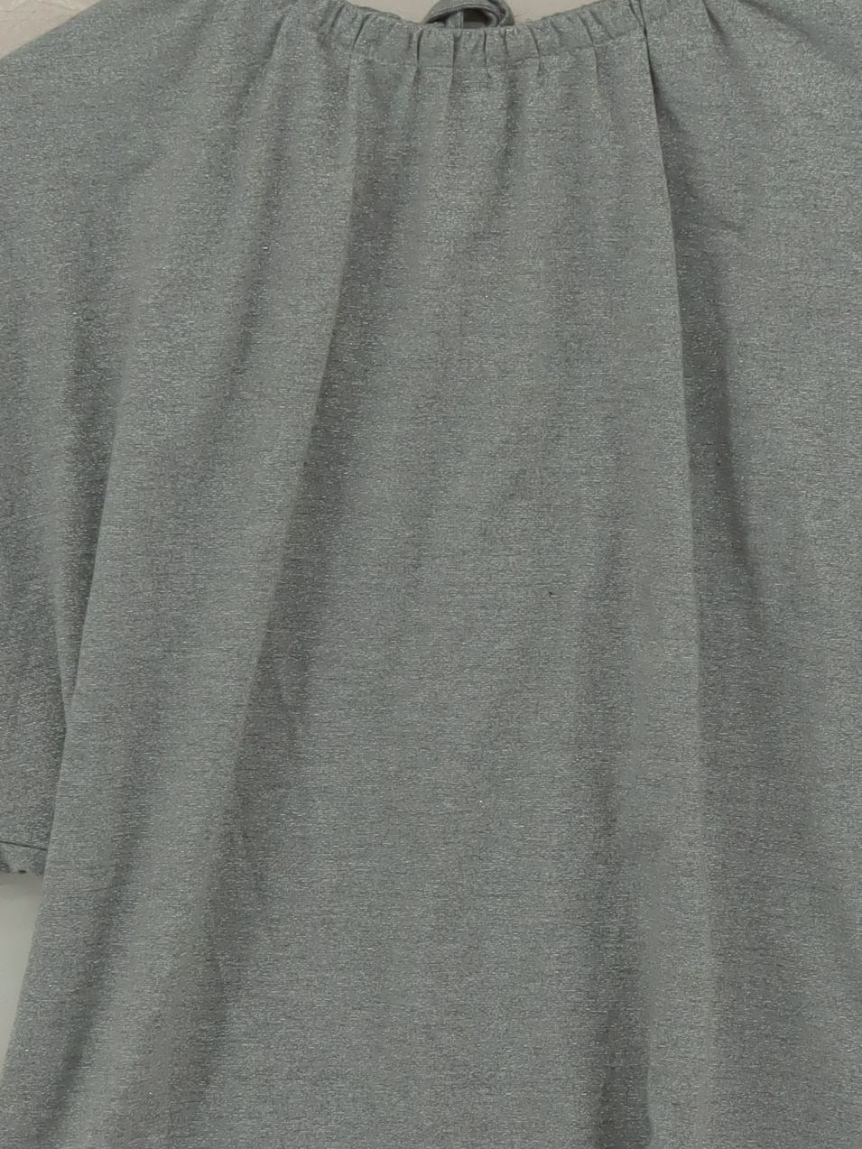 Oliver Bonas Women's Top UK 8 Grey Polyester with Nylon, Viscose, Elastane Basic - Image 3
