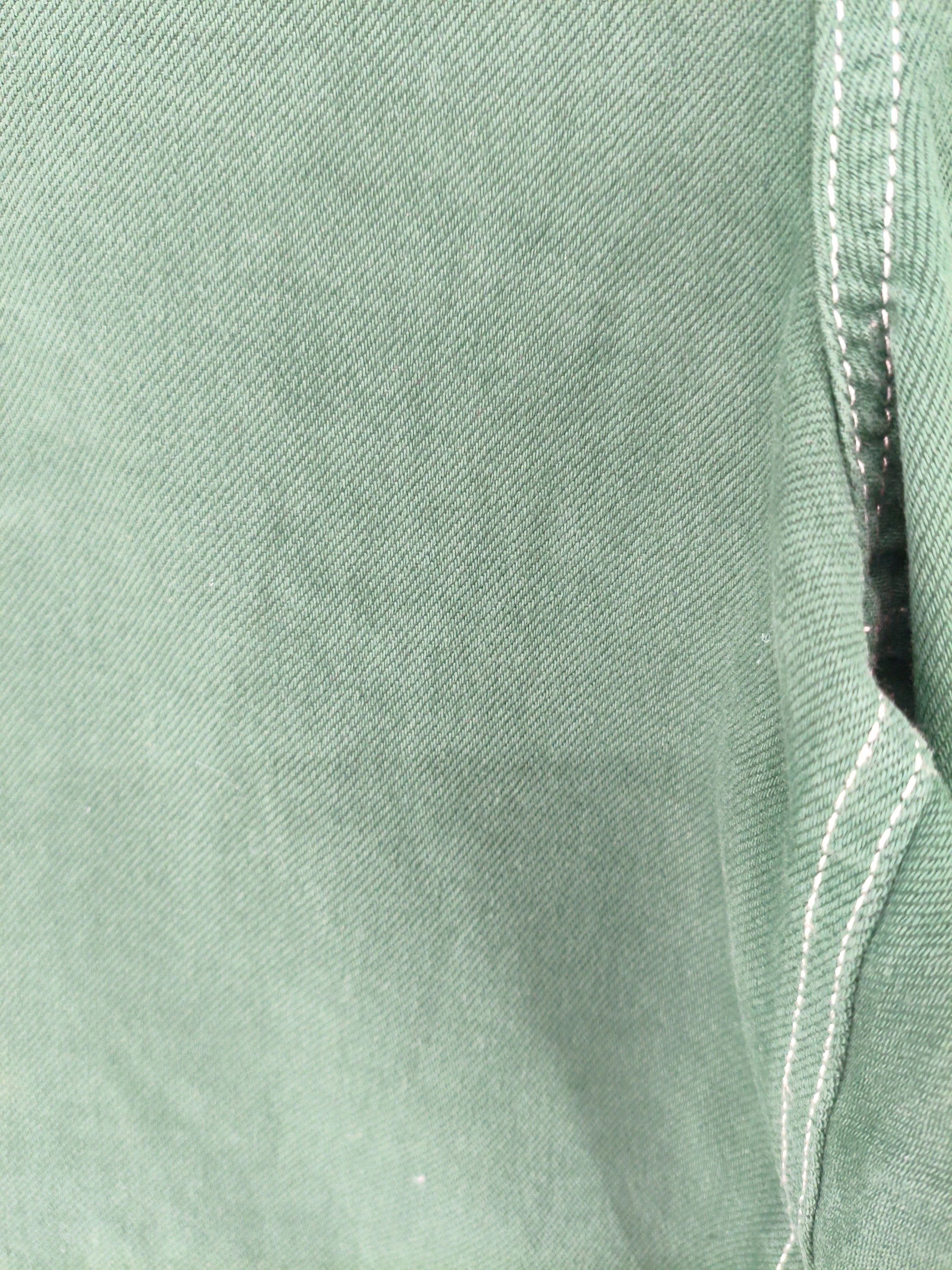 Oliver Bonas Women's Trousers UK 16 Green Cotton with Lyocell Modal Capri - Image 5