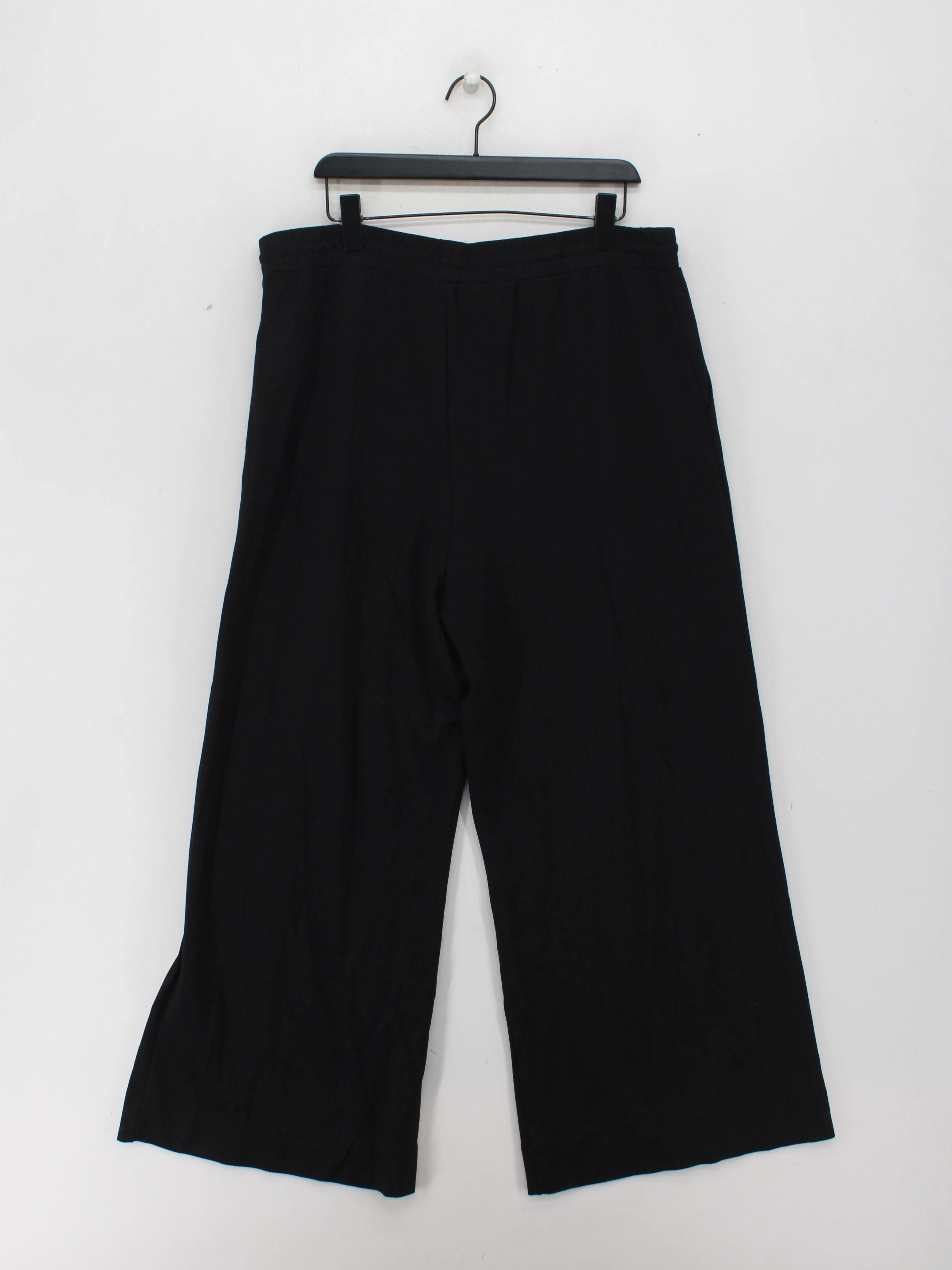 Oliver Bonas Women's Trousers UK 18 Black Viscose - Image 2