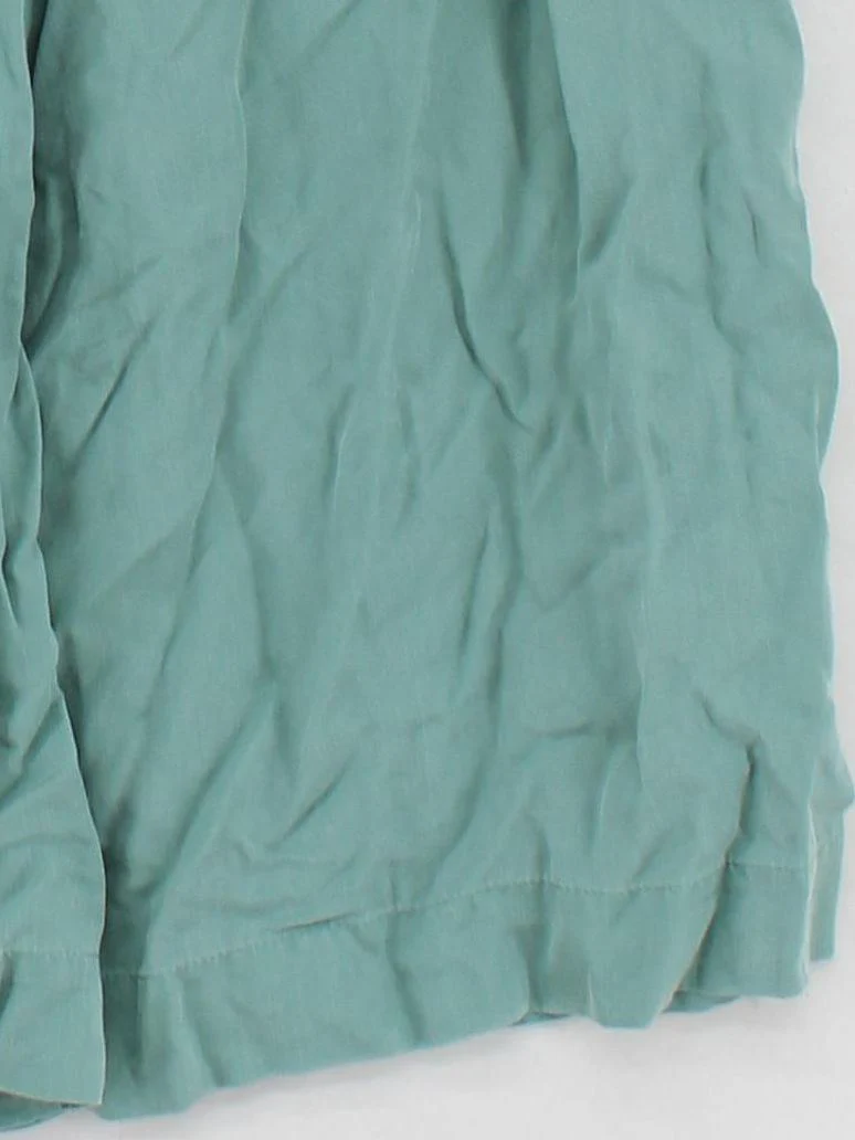 Oliver Bonas Women's Trousers UK 6 Green 100% Other Wide-Leg Cropped - Image 4