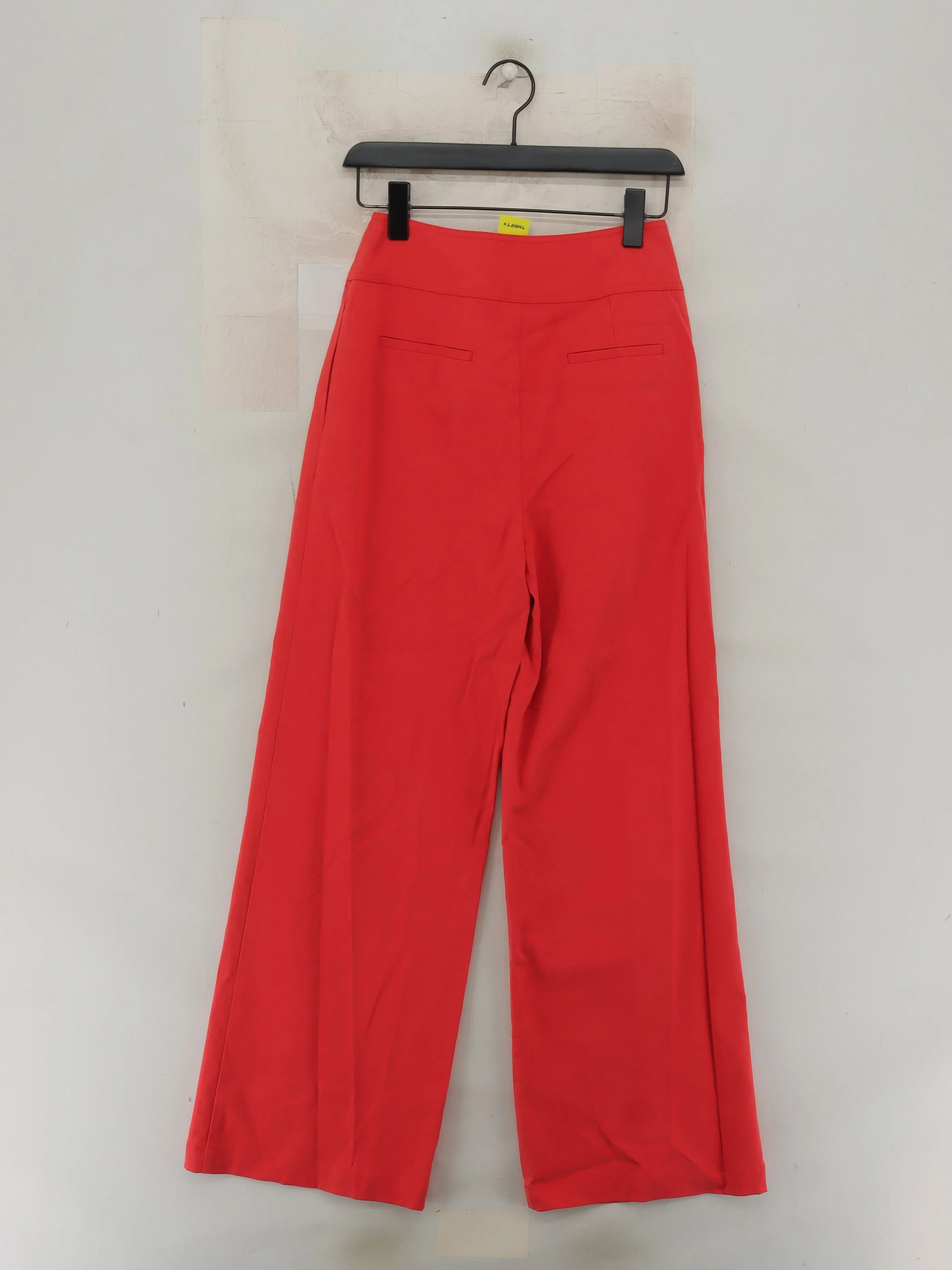 Oliver Bonas Women's Trousers UK 6 Red Lyocell Modal with Cotton, Elastane Chino - Image 2