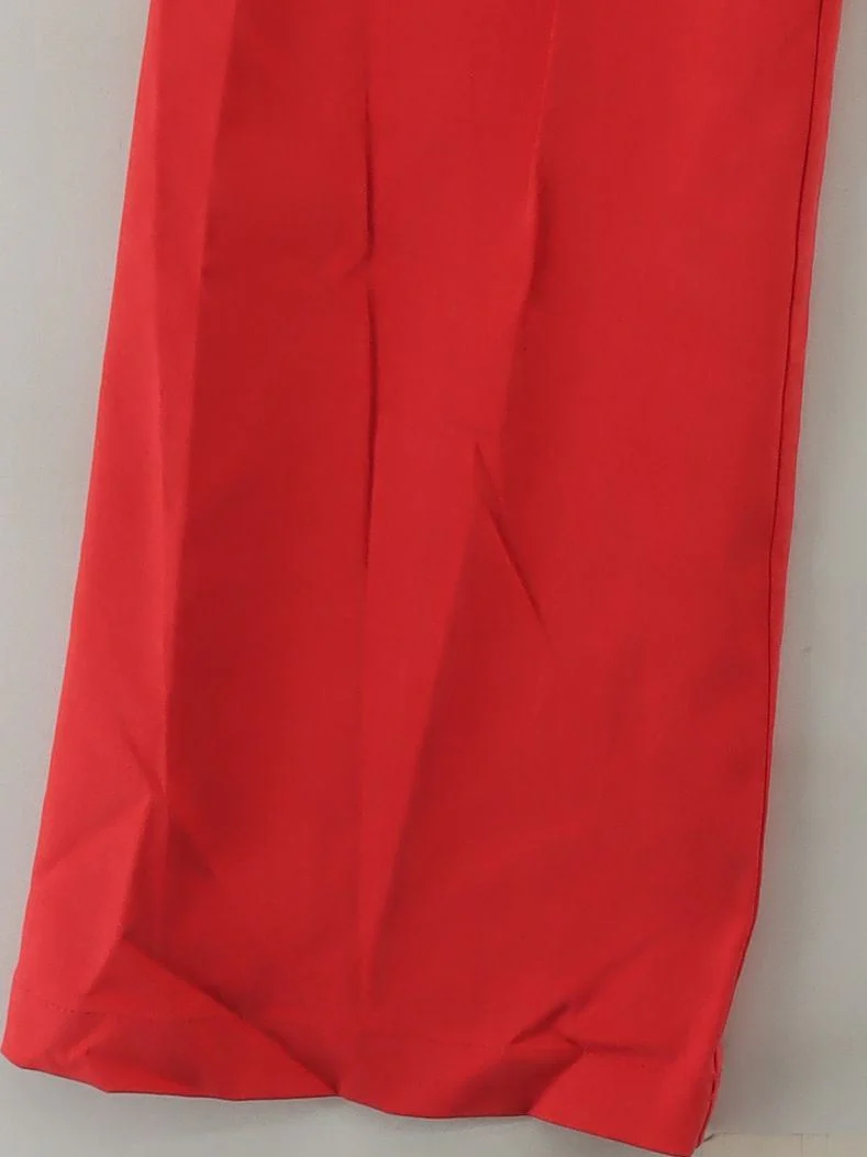 Oliver Bonas Women's Trousers UK 6 Red Lyocell Modal with Cotton, Elastane Chino - Image 4