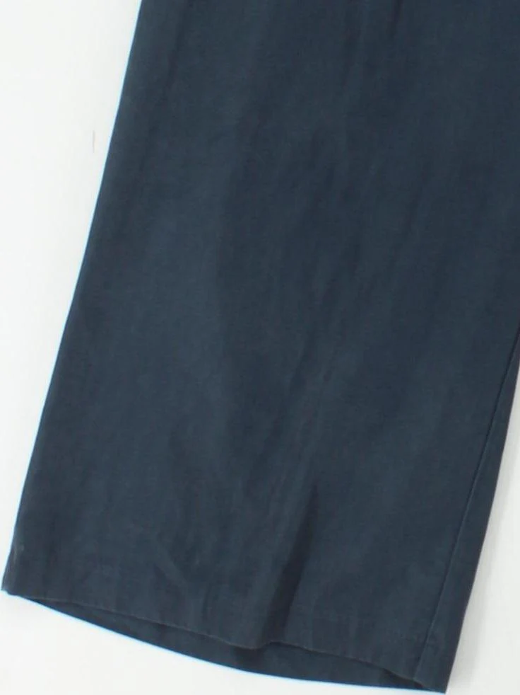 Oliver Bonas Women's Trousers UK 8 Blue Lyocell Modal with Polyester Cropped - Image 4