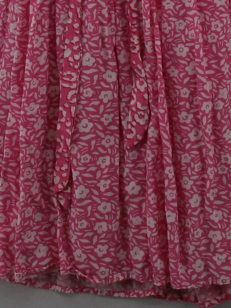 Oliver Bonas Wrap Maxi Dress UK8 in Pink - Image 4