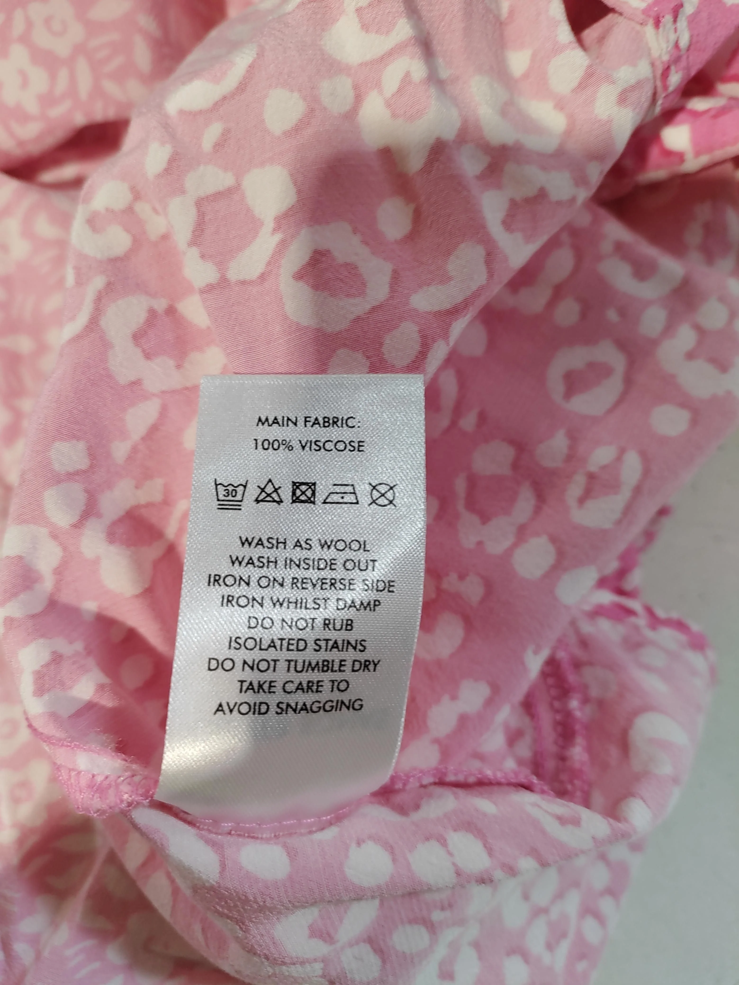Oliver Bonas Wrap Maxi Dress UK8 in Pink - Image 6