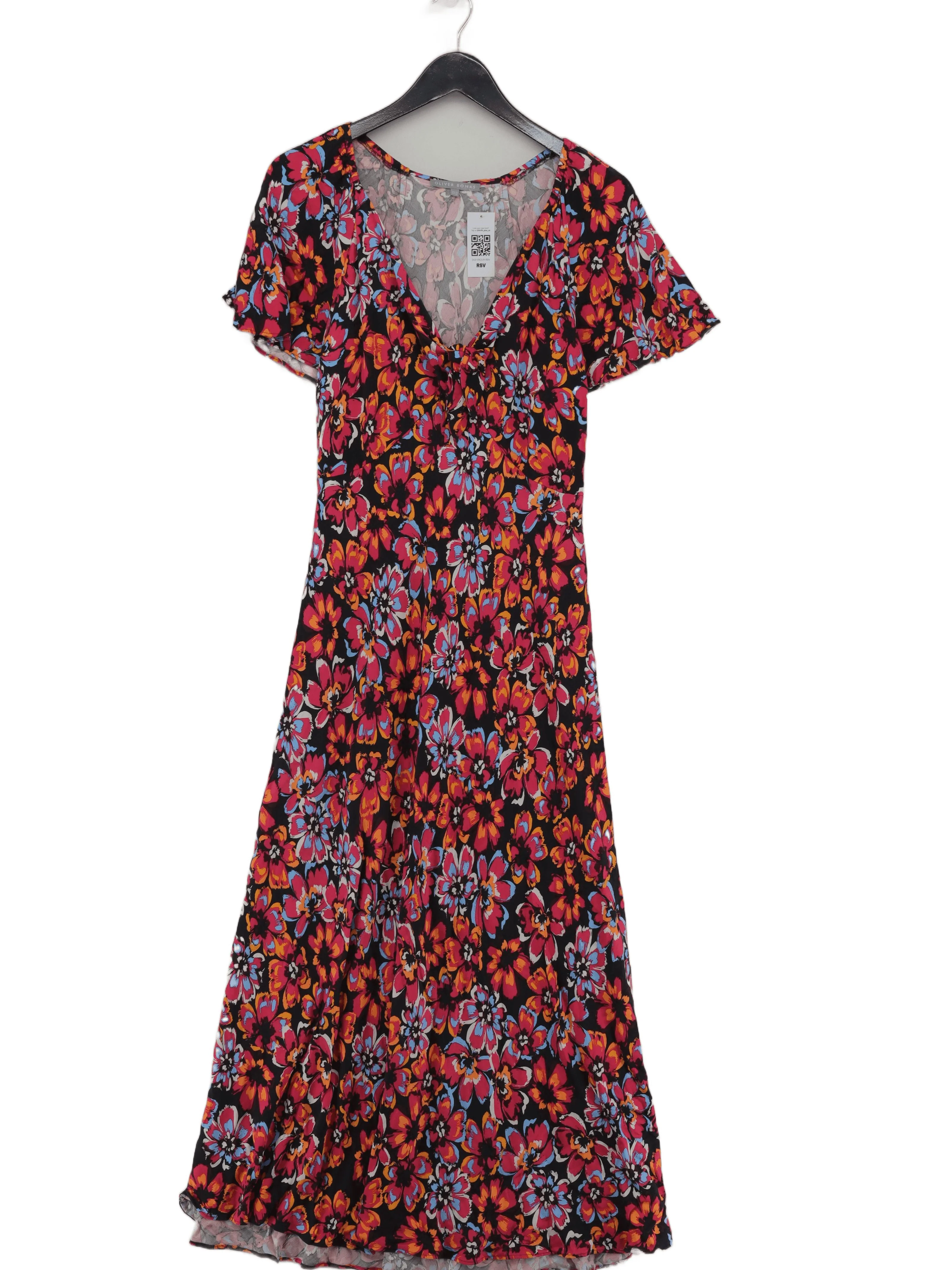 Oliver Bonas Wrap Midi Dress UK14 in Multi