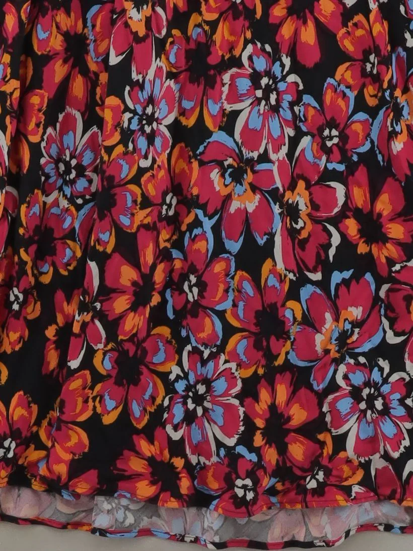 Oliver Bonas Wrap Midi Dress UK14 in Multi - Image 4