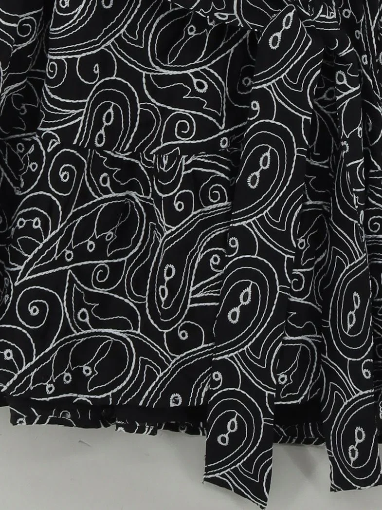Oliver Bonas Wrap Mini Dress UK12 in Black - Image 4