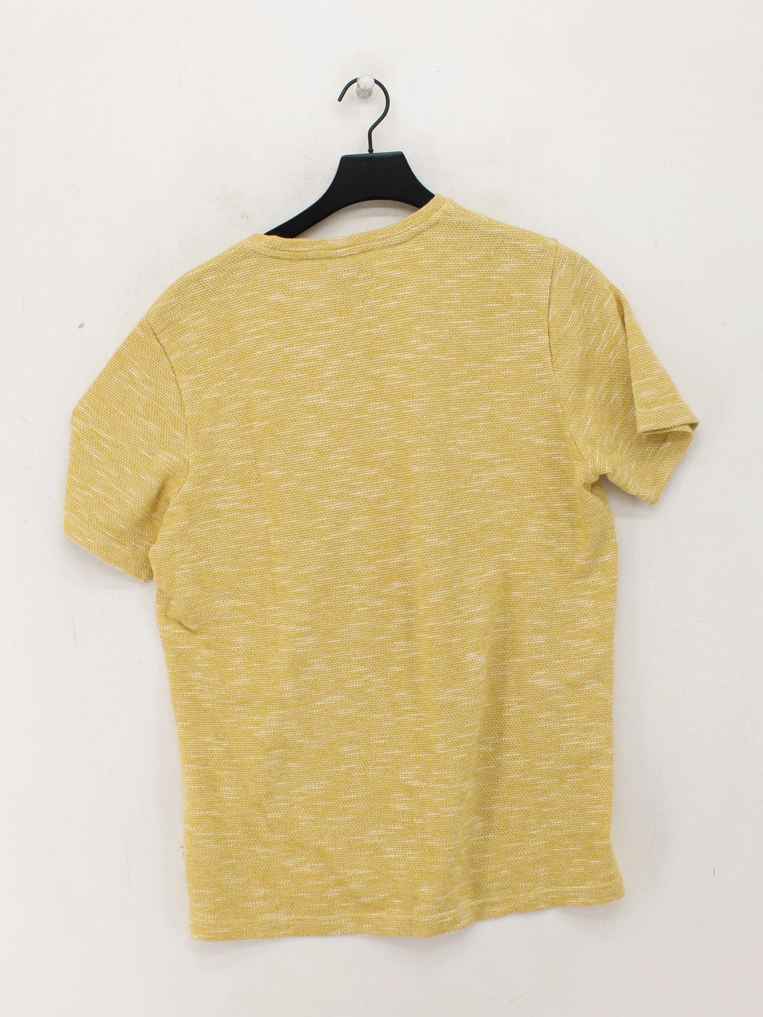 Oliver Spencer Men's T-Shirt M Yellow Cotton with Polyester Basic - Image 2