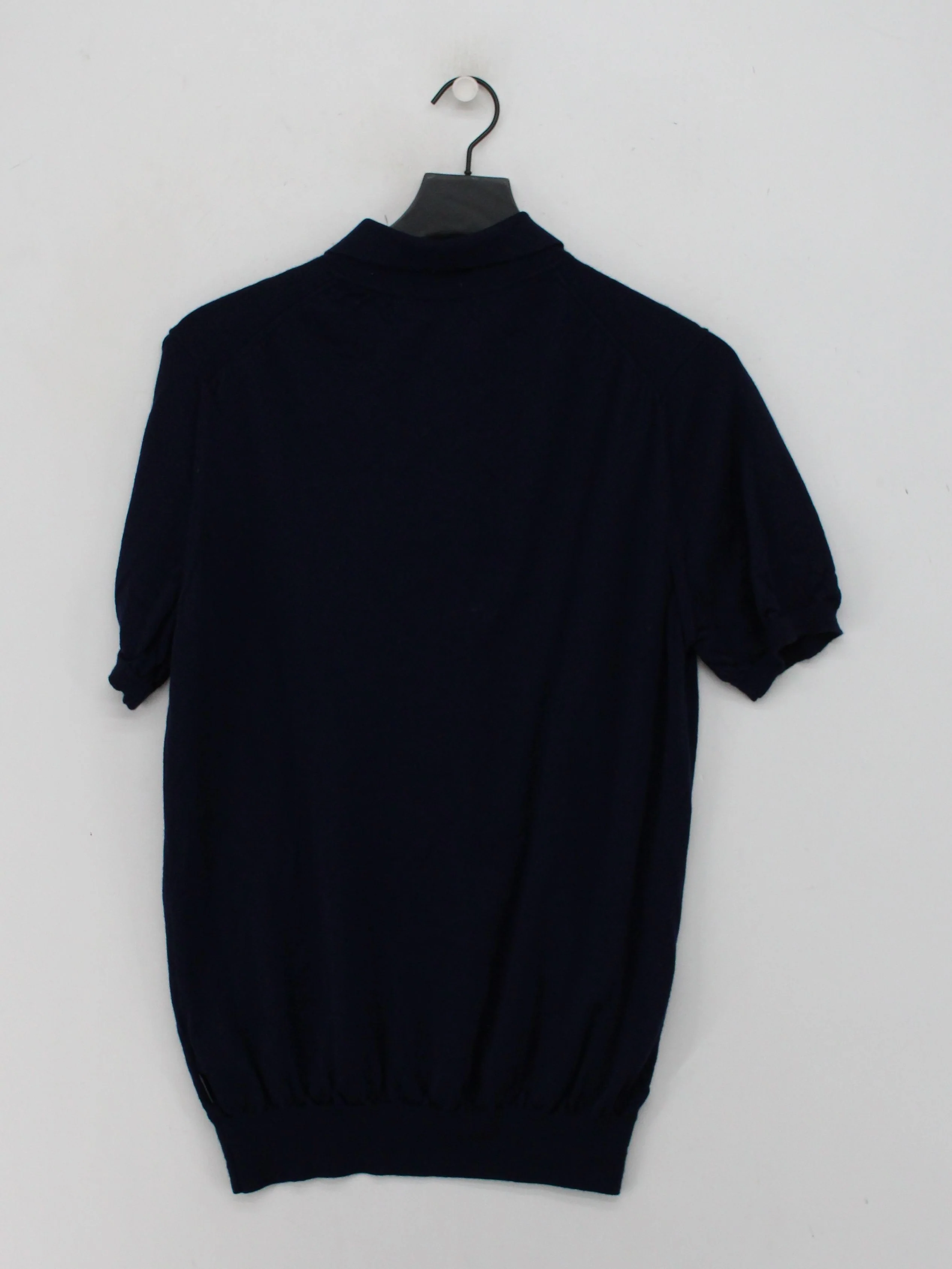 Oliver Sweeney Men's Polo XL Blue 100% Wool Basic - Image 2