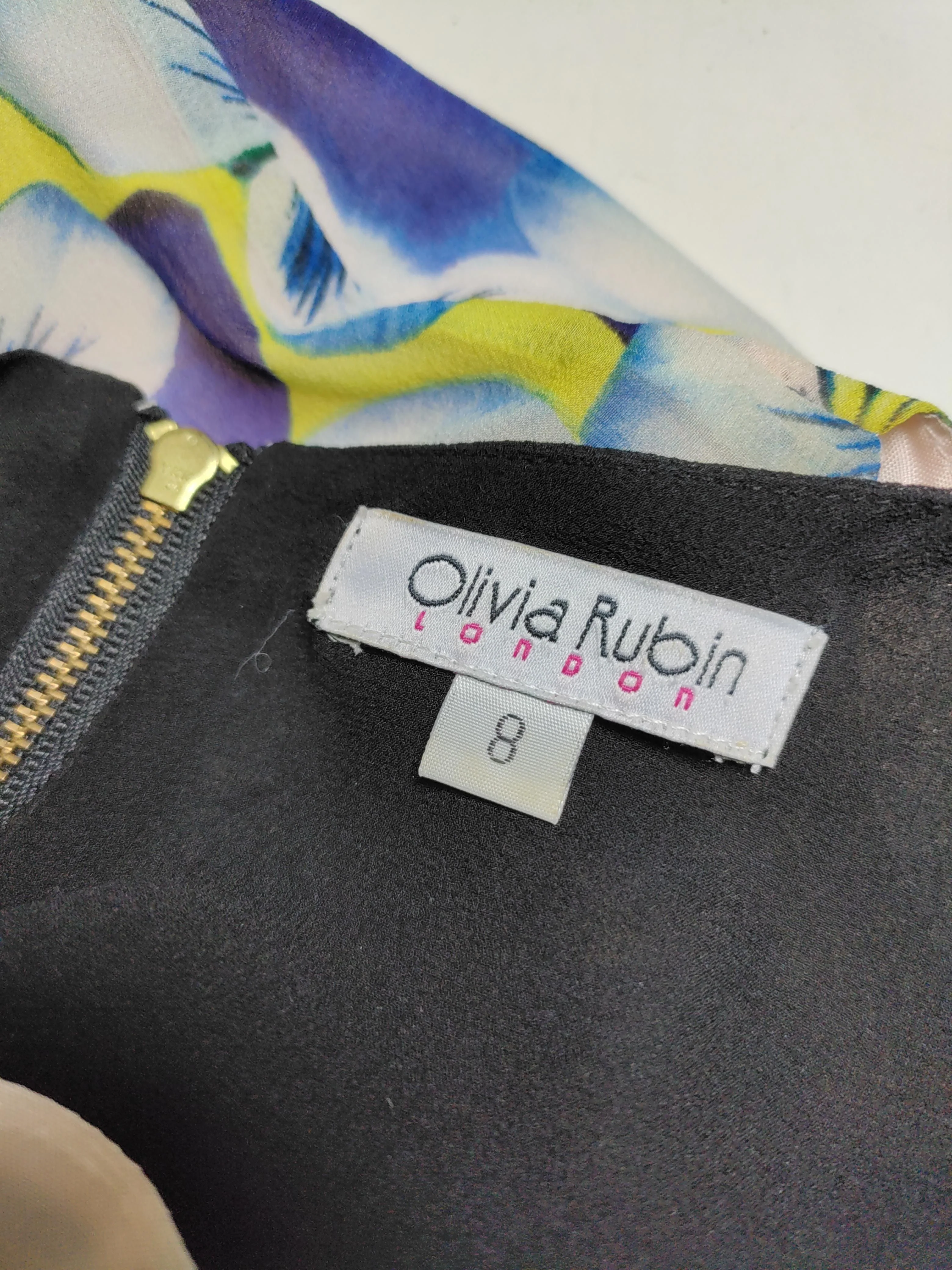 Olivia Rubin Bodycon Mini Dress UK8 in Multi - Image 5