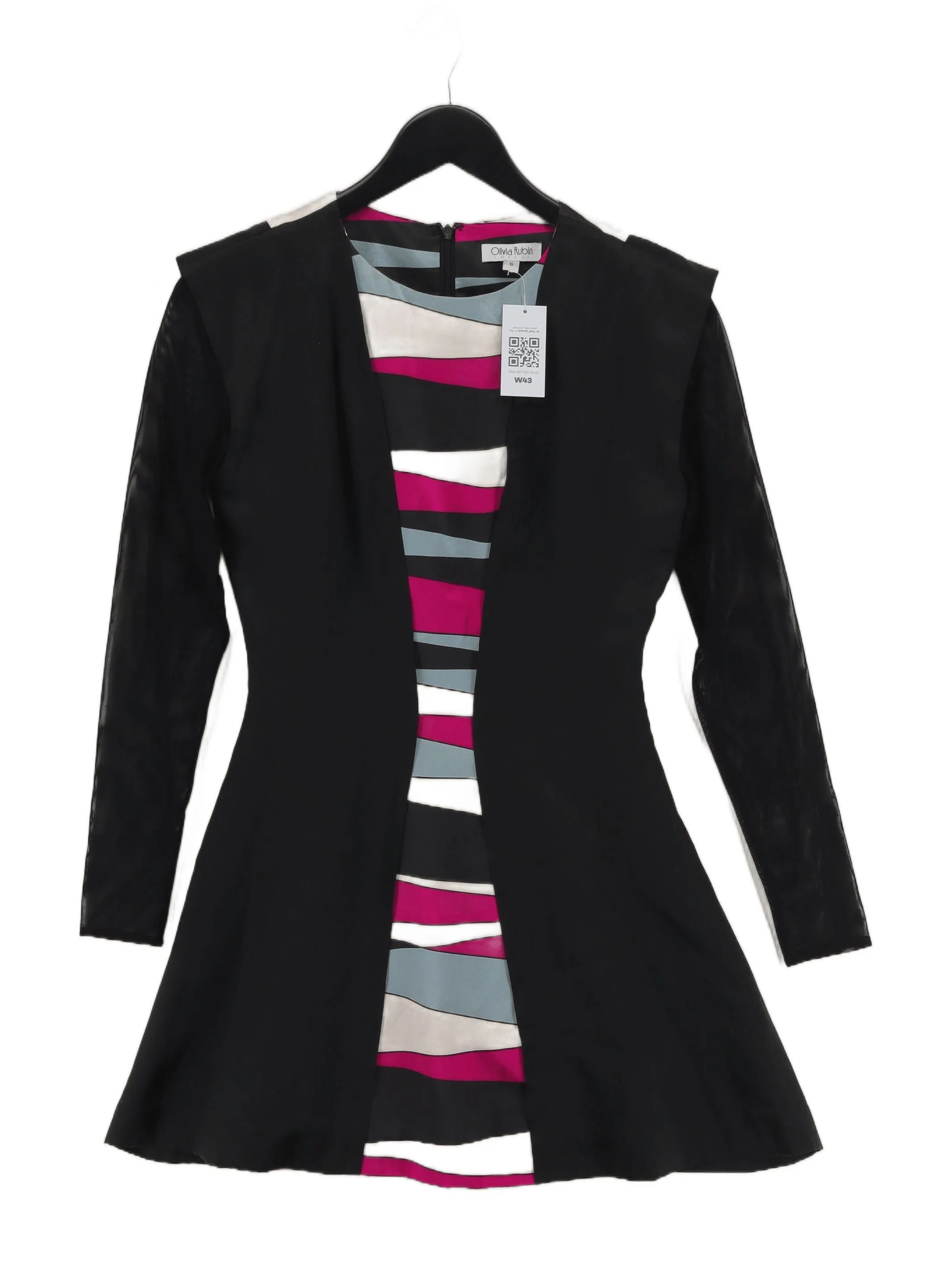 Olivia Rubin Mini Dress UK6 in Multi