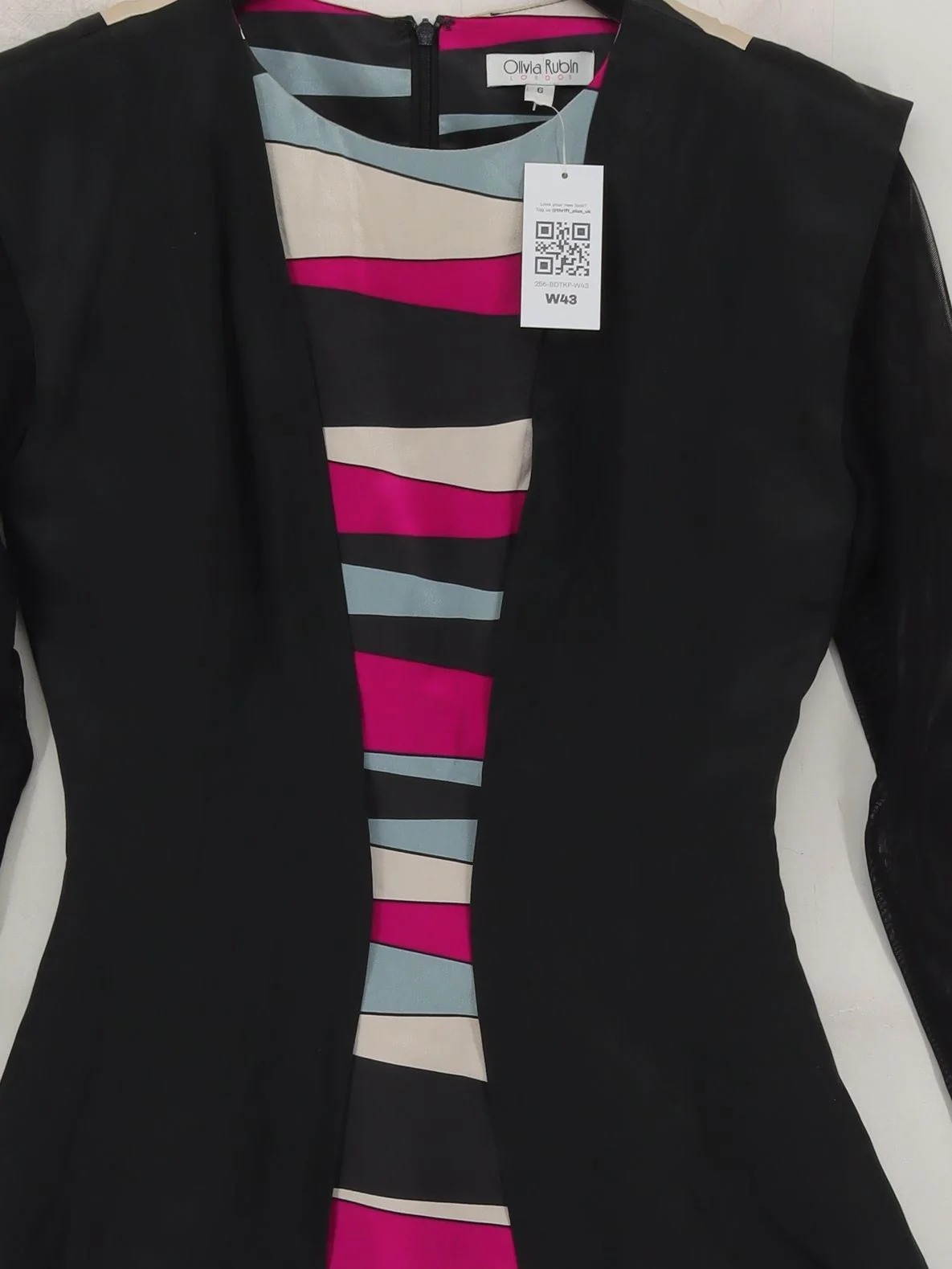 Olivia Rubin Mini Dress UK6 in Multi - Image 3