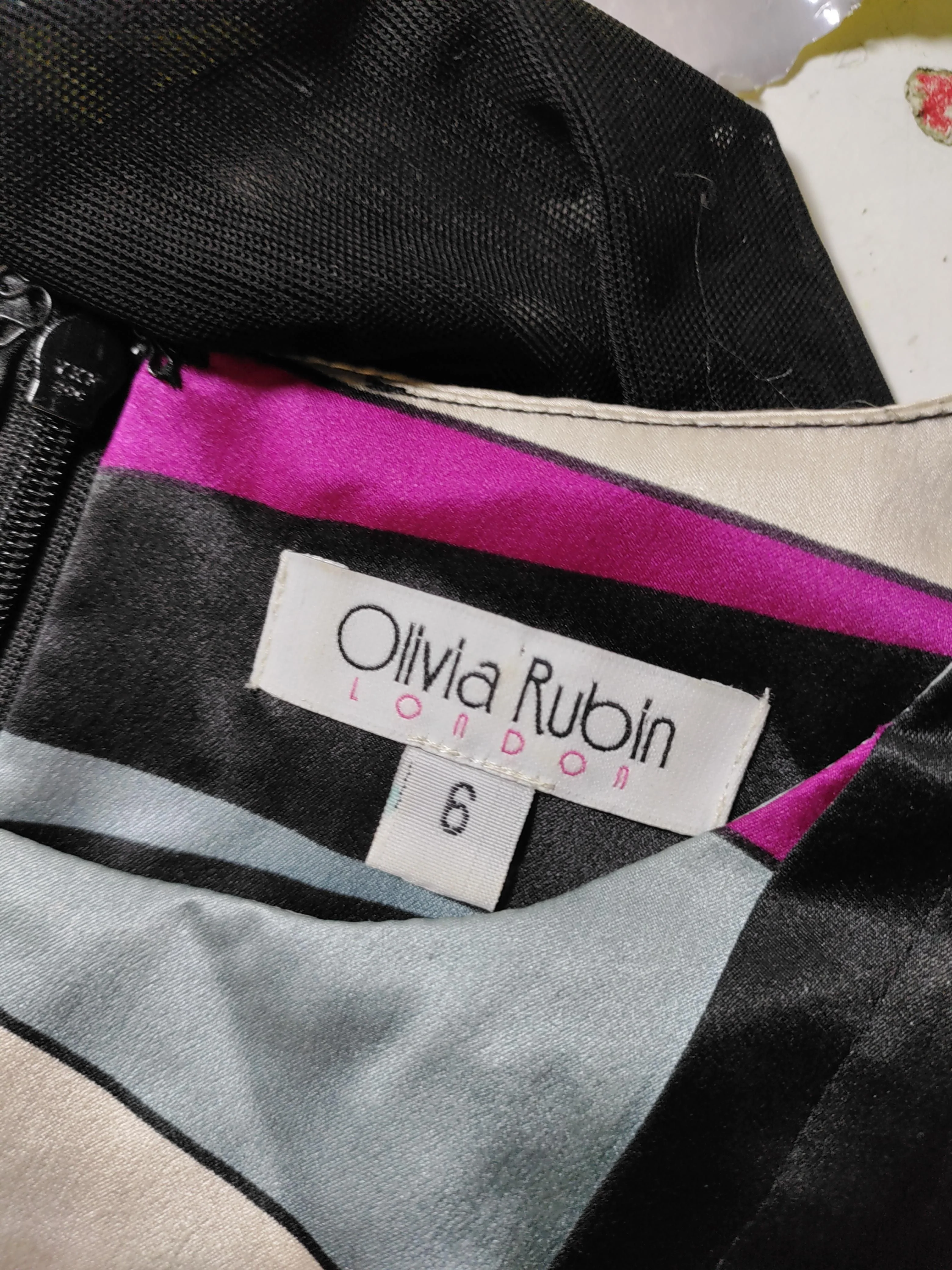 Olivia Rubin Mini Dress UK6 in Multi - Image 5