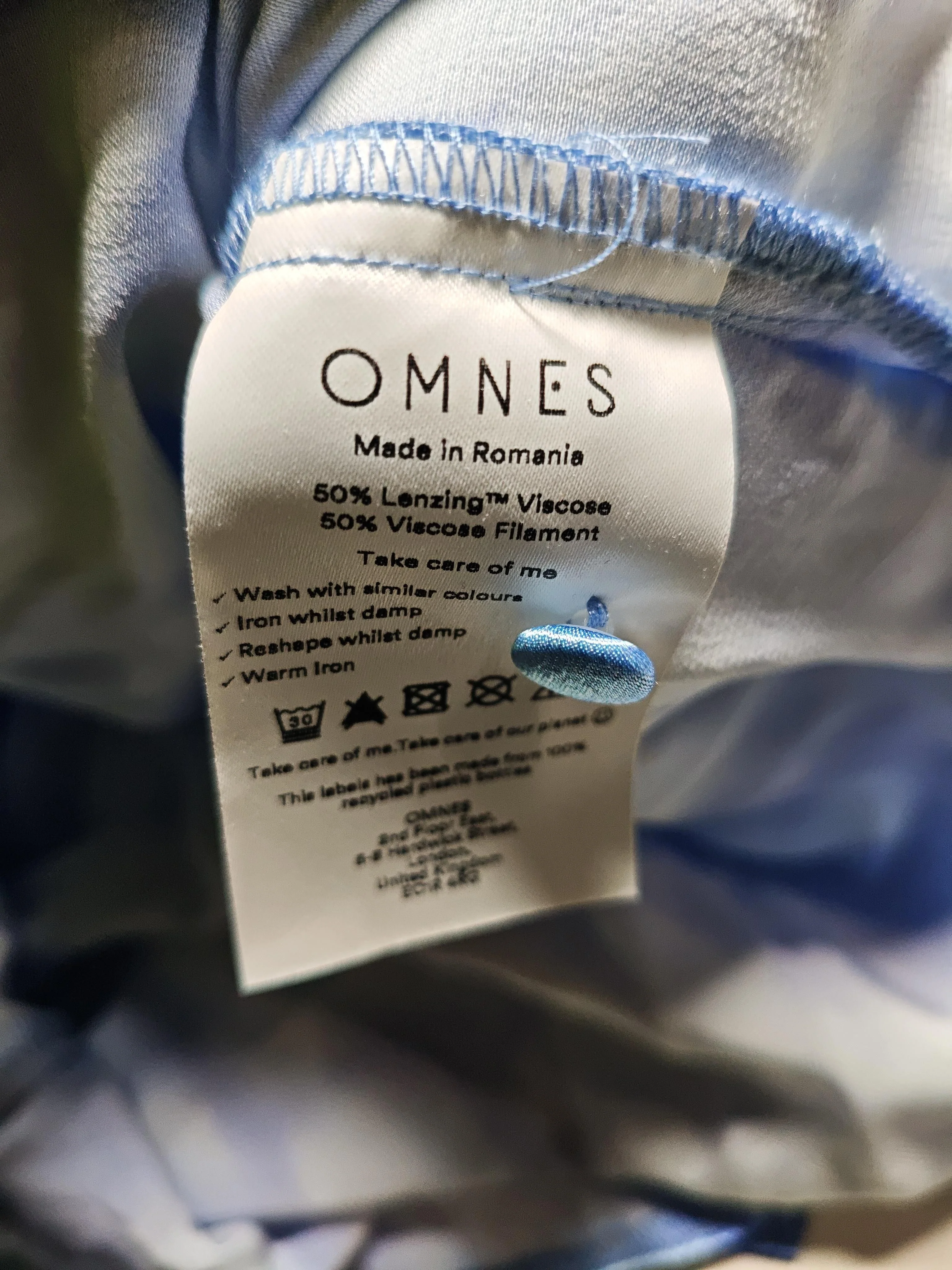 OMNES Maxi Dress UK10 in Blue - Image 5