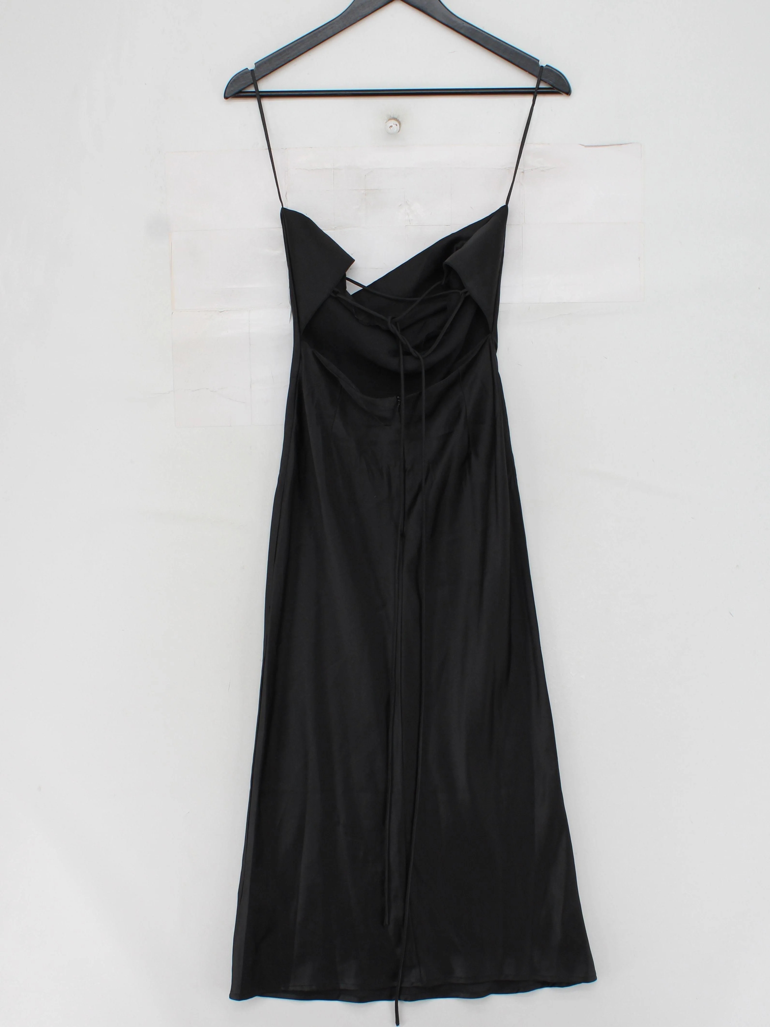 OMNES Slip Maxi Dress UK8 in Black - Image 2