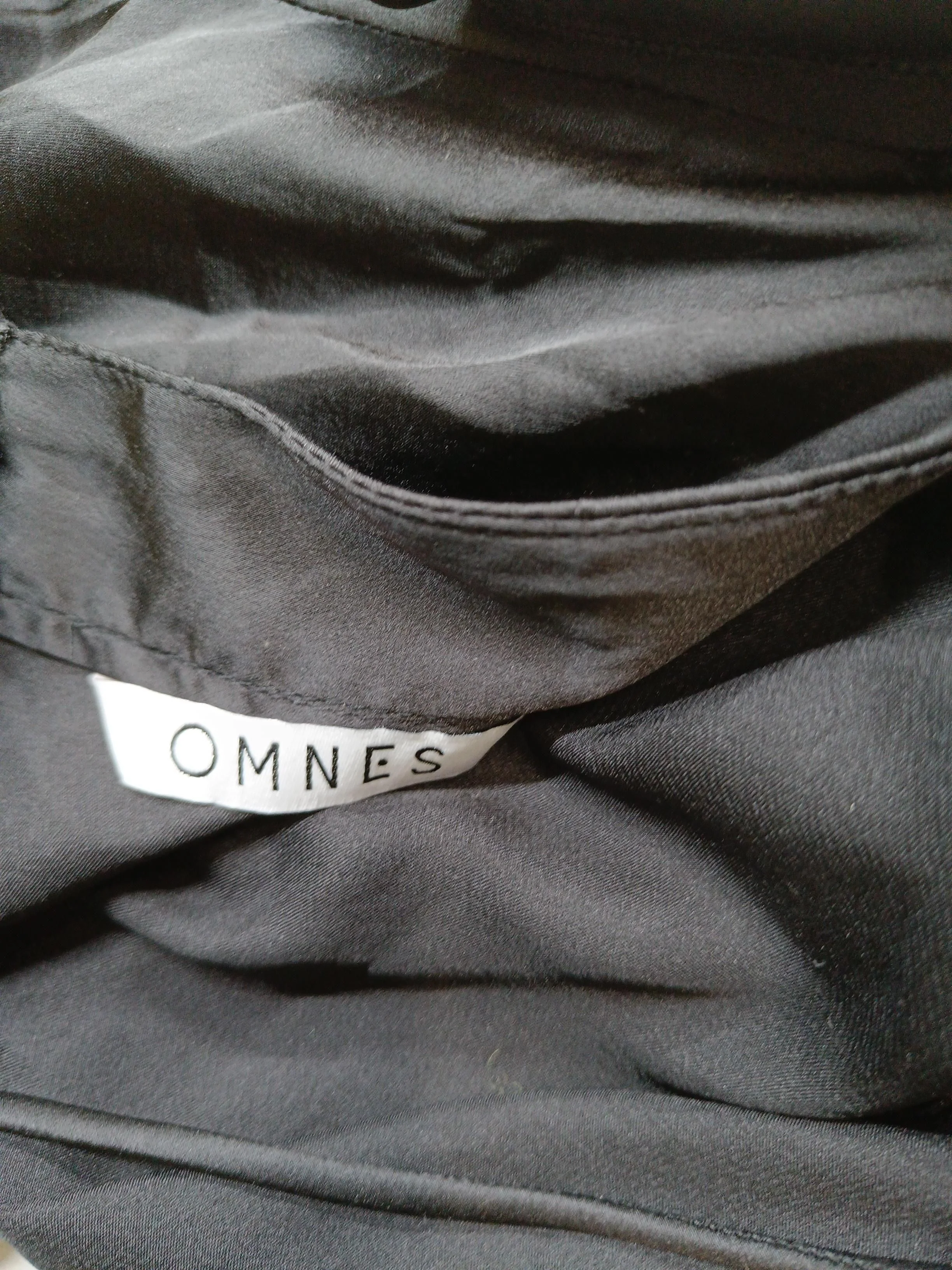 OMNES Slip Maxi Dress UK8 in Black - Image 5