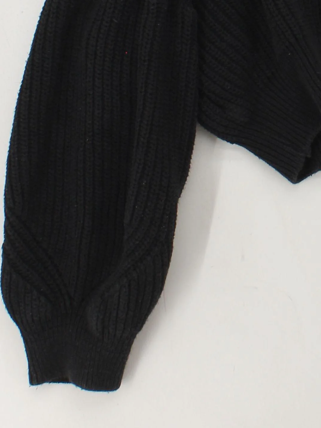 OMNES Women's Cardigan L Black Cotton with Acrylic V-Neck Cardigan - Image 4