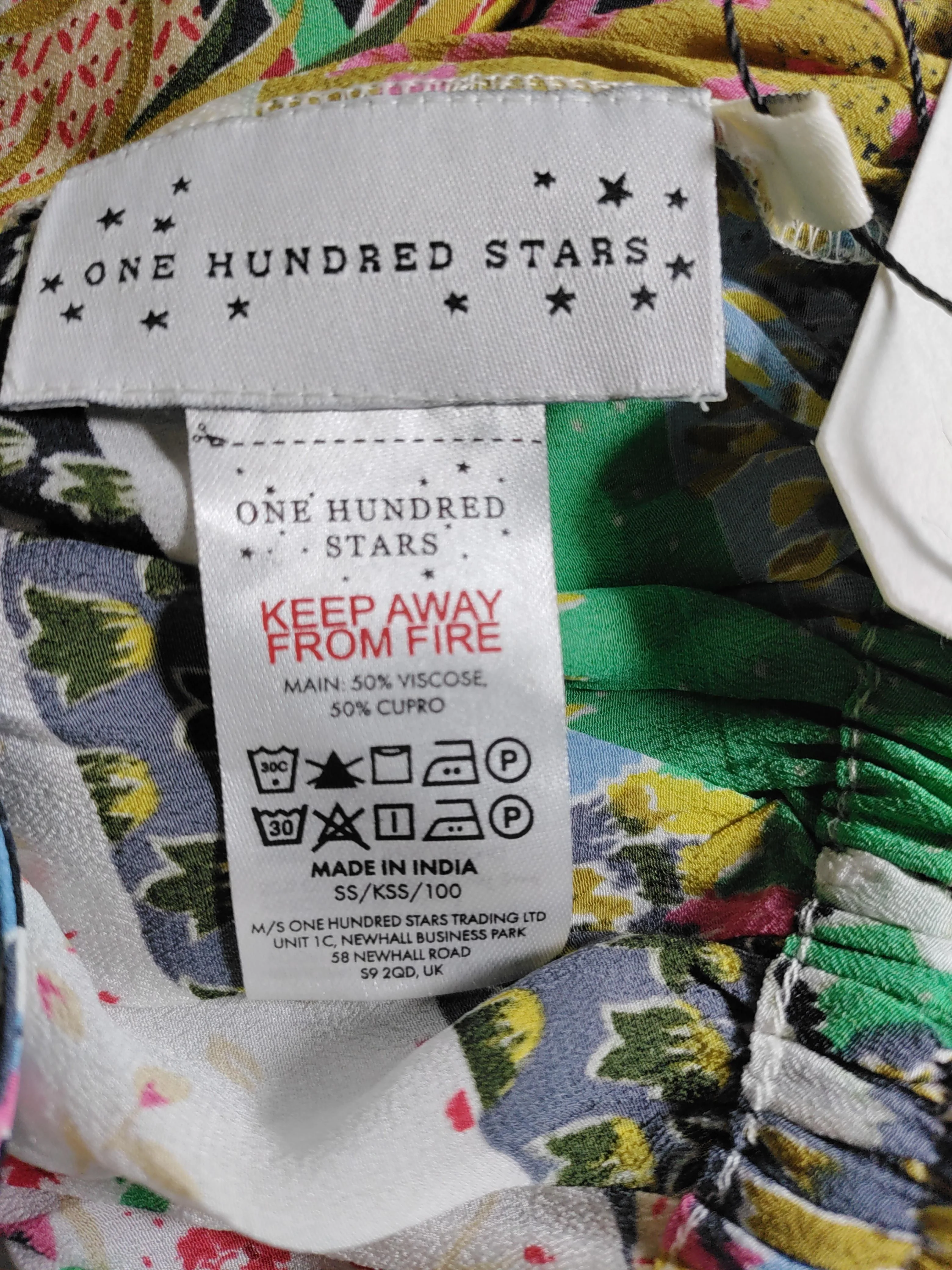 One Hundred Stars Women's Trousers L Multi Viscose New with tags - Image 6