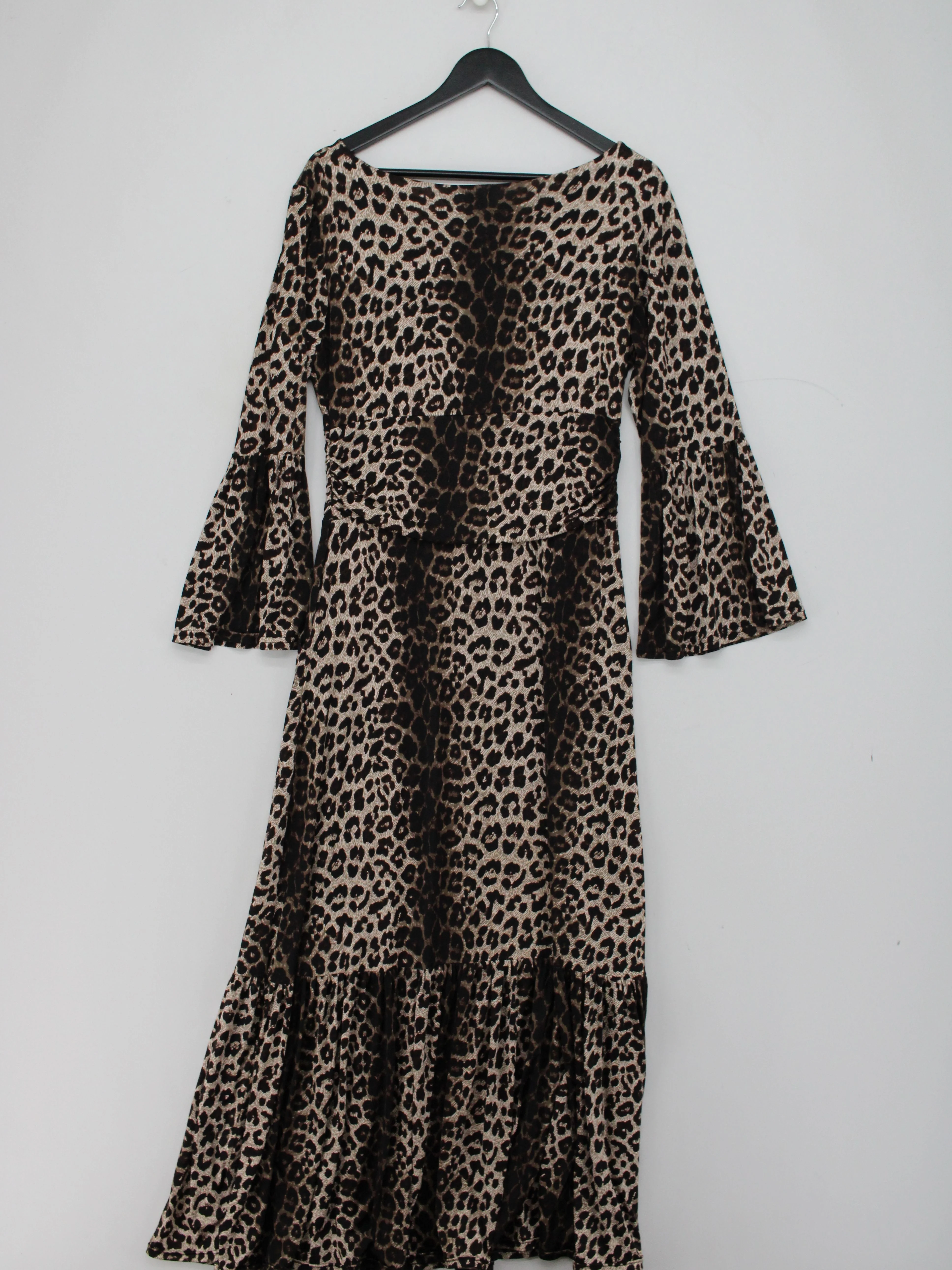 Onjenu Jumper Midi Dress UK14 in Brown - Image 2