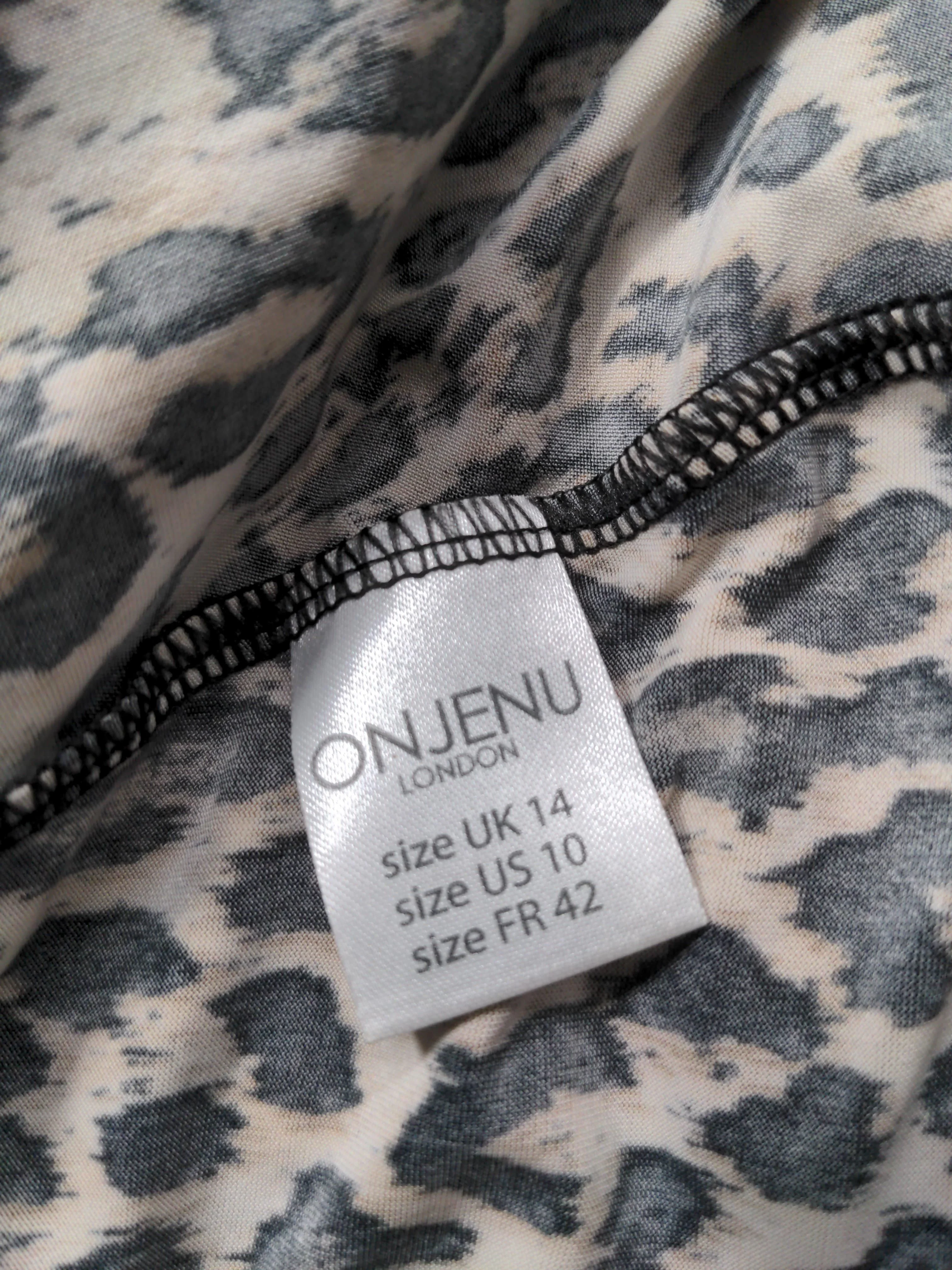 Onjenu Shirt Midi Dress UK14 in Black - Image 5