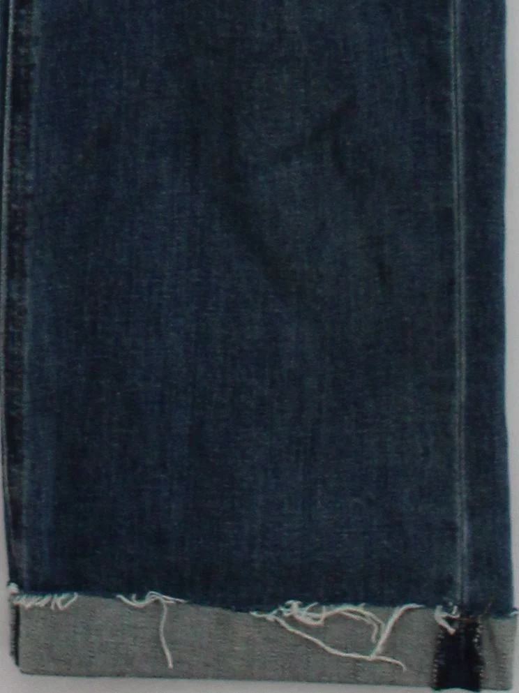 Oraije Women's Jeans XS Blue Cotton with Elastane Wide-Leg - Image 4